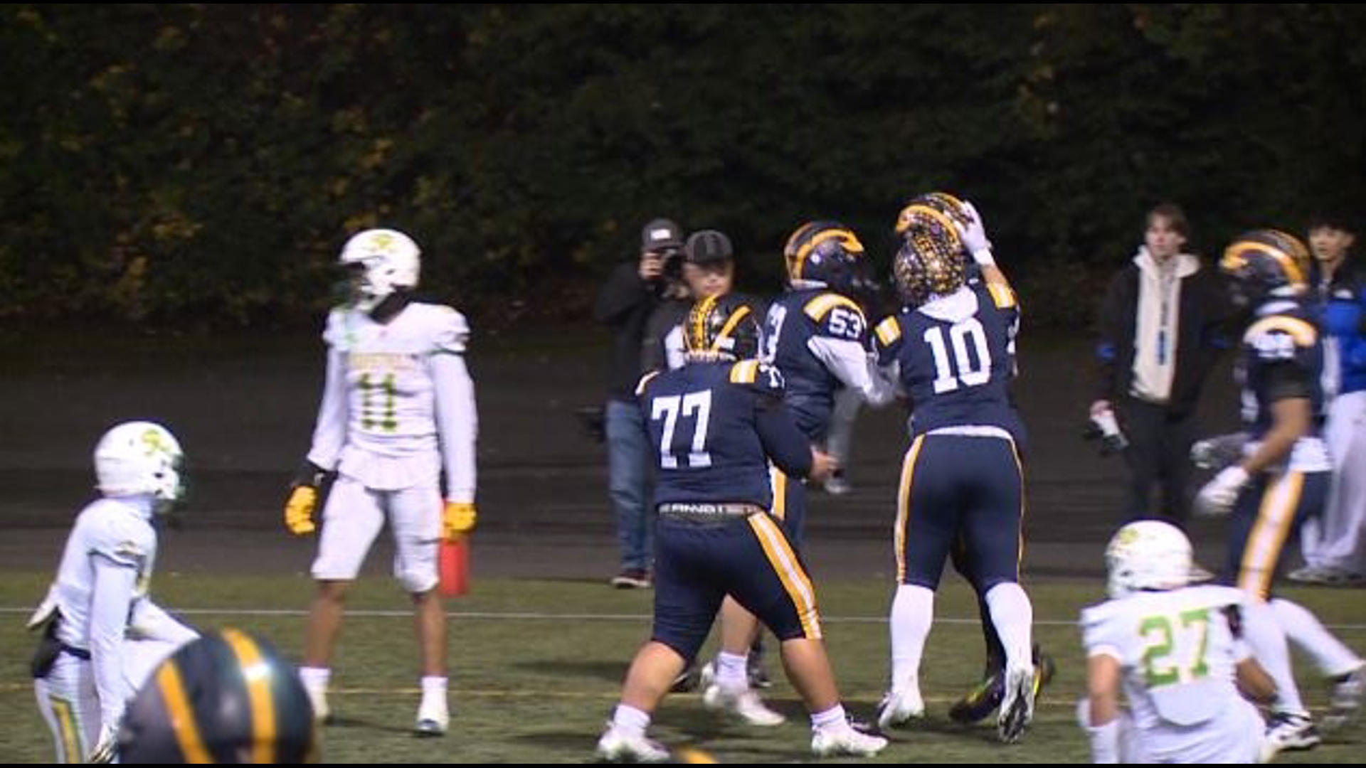 Highlights of Bellevue's 29-13 win over Roosevelt in the 3A State Semifinals