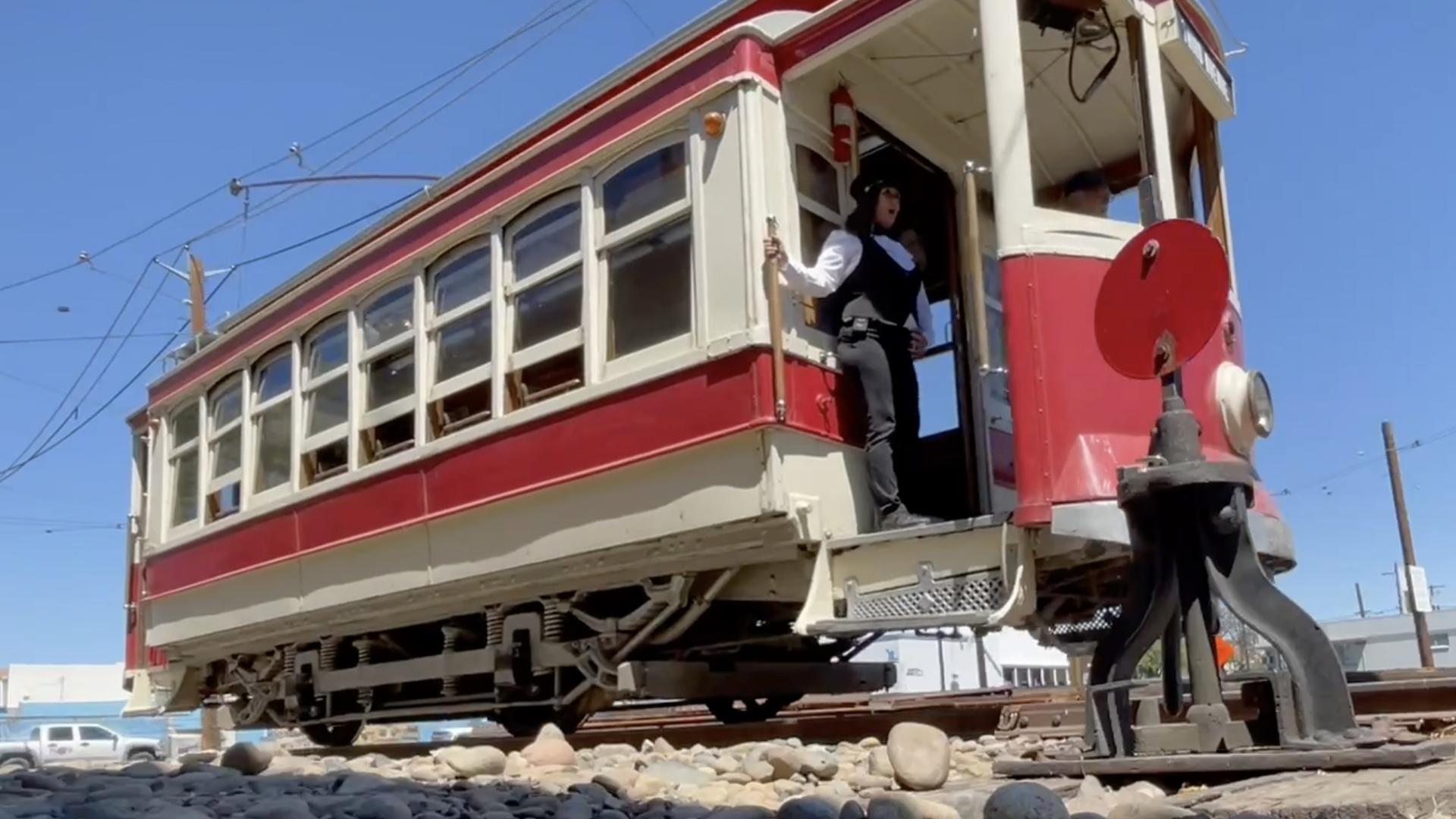 The nation's last remaining all-original interurban electric railroad is still chugging along. #k5evening