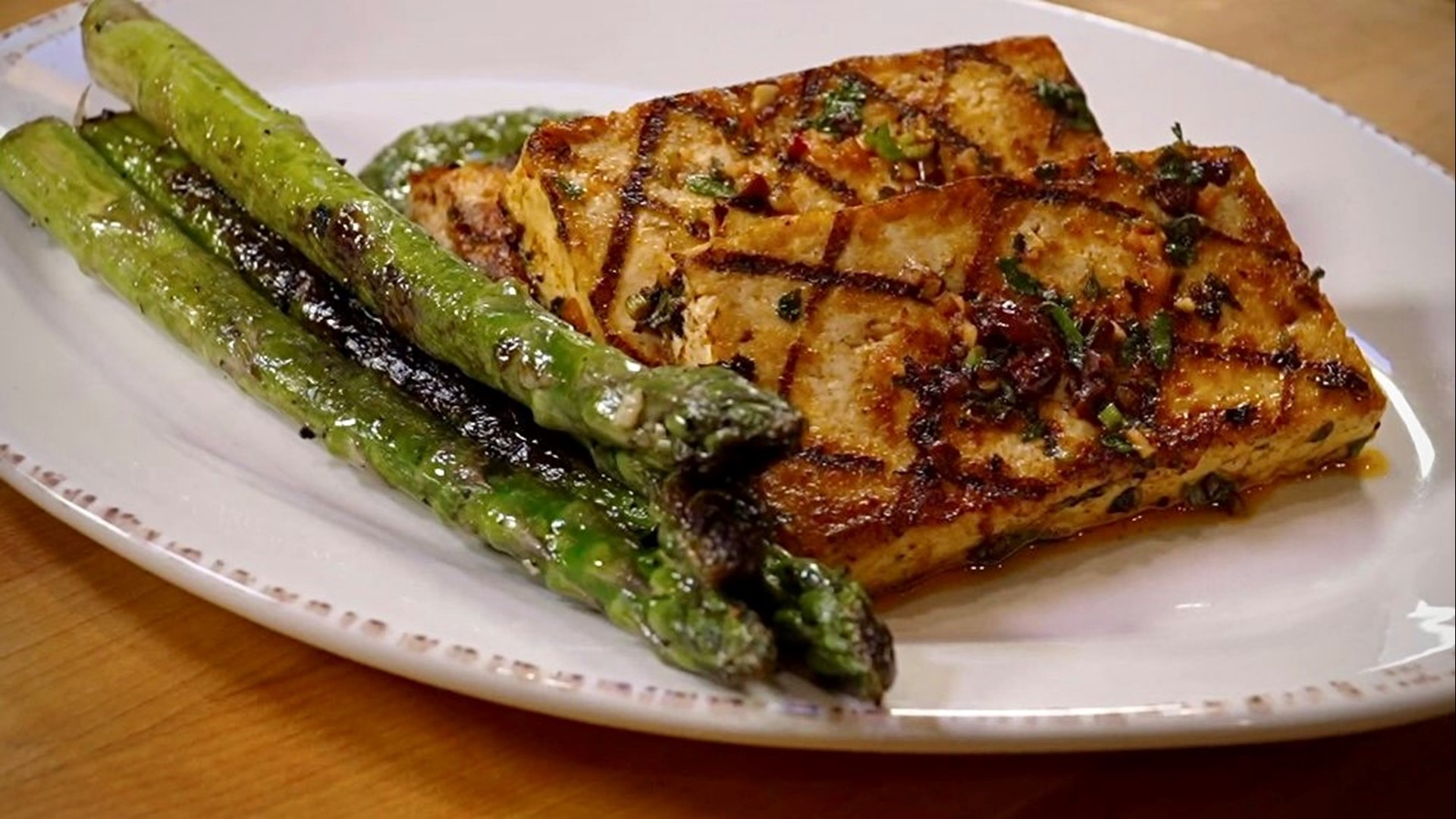 You'll be surprised how good this tofu tastes. #k5evening