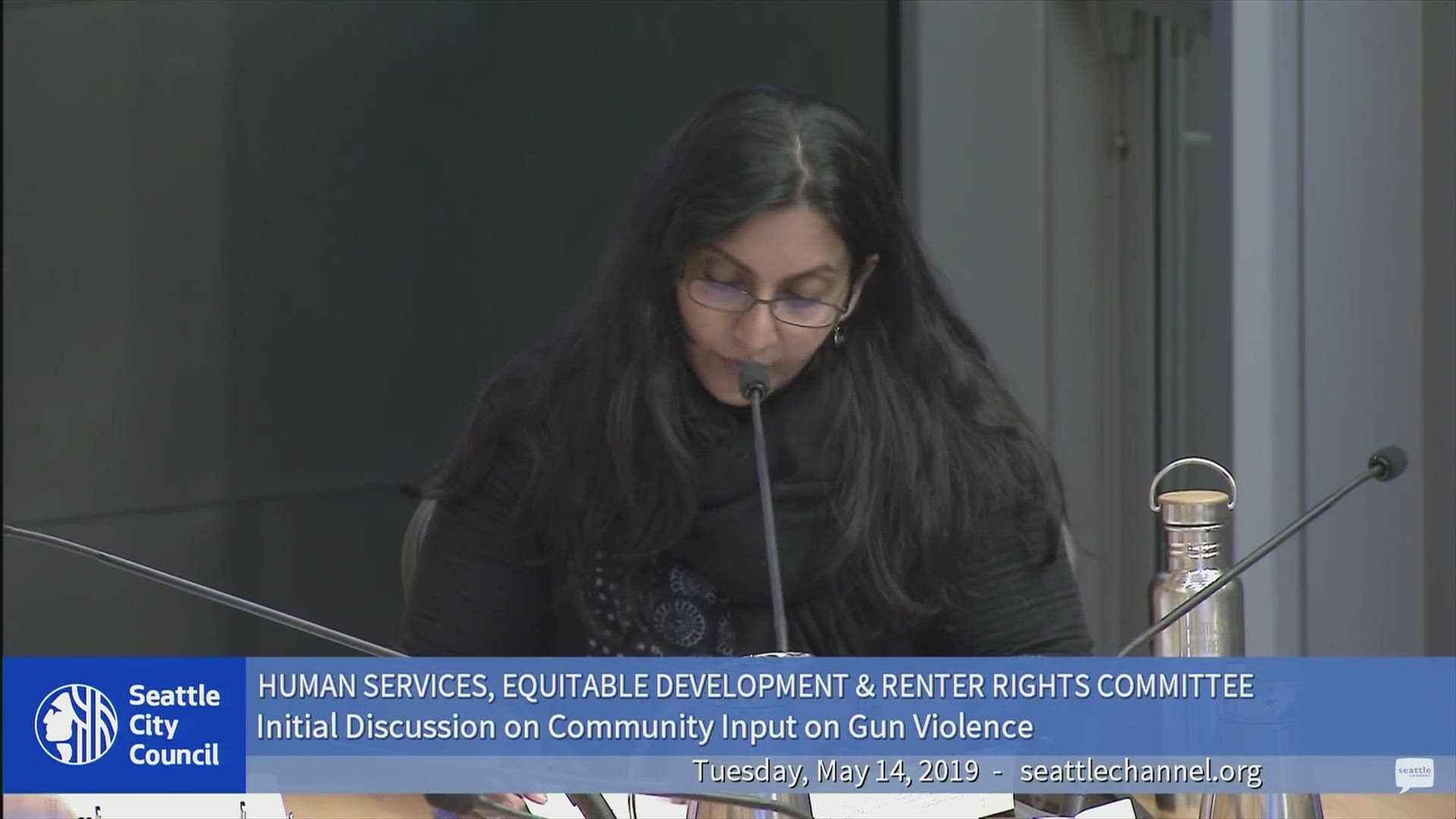 After hearing from community members, Kshama Sawant said she would like the city to study the use of traffic calming measures to reduce drive-by shootings.