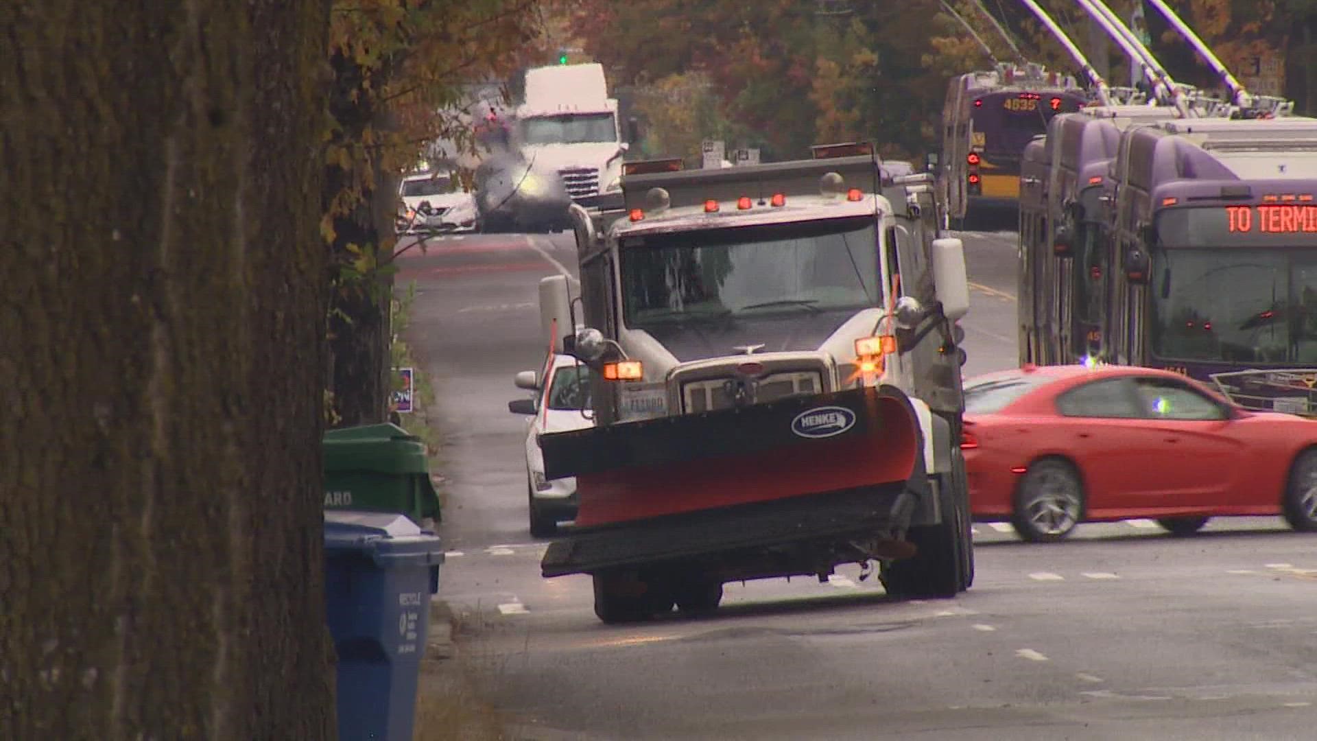 The Seattle Department of Transportation is currently training crews to operate the 35 plows it has for the city.