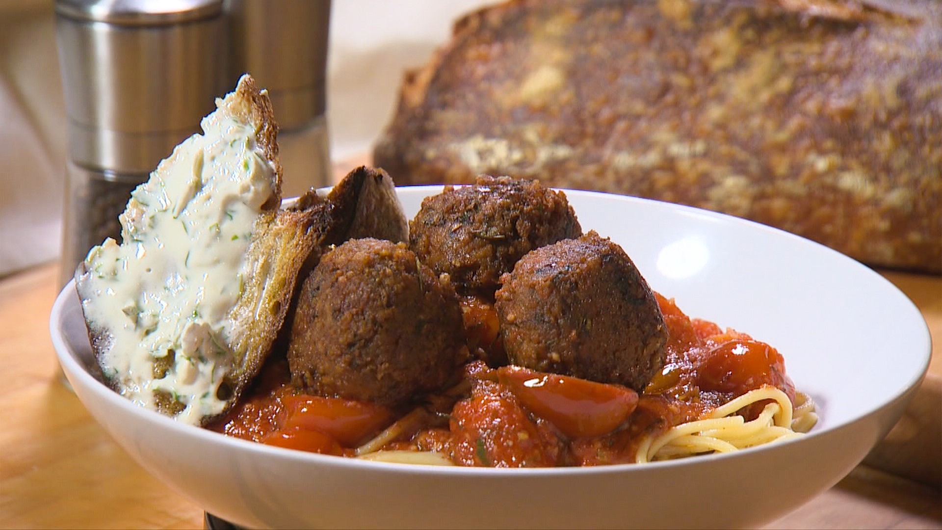 Chef Makini Howell of Plum Bistro is back with her meatless take on a classic supper staple