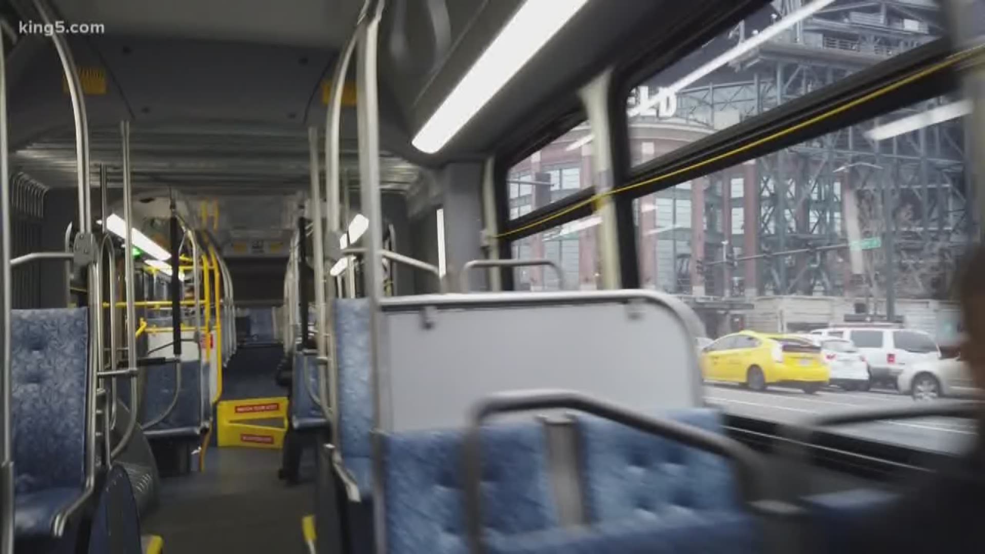 KING 5's Michael Crowe spend today on buses of Seattle, talking about tips and tricks for the period of maximum constraint.