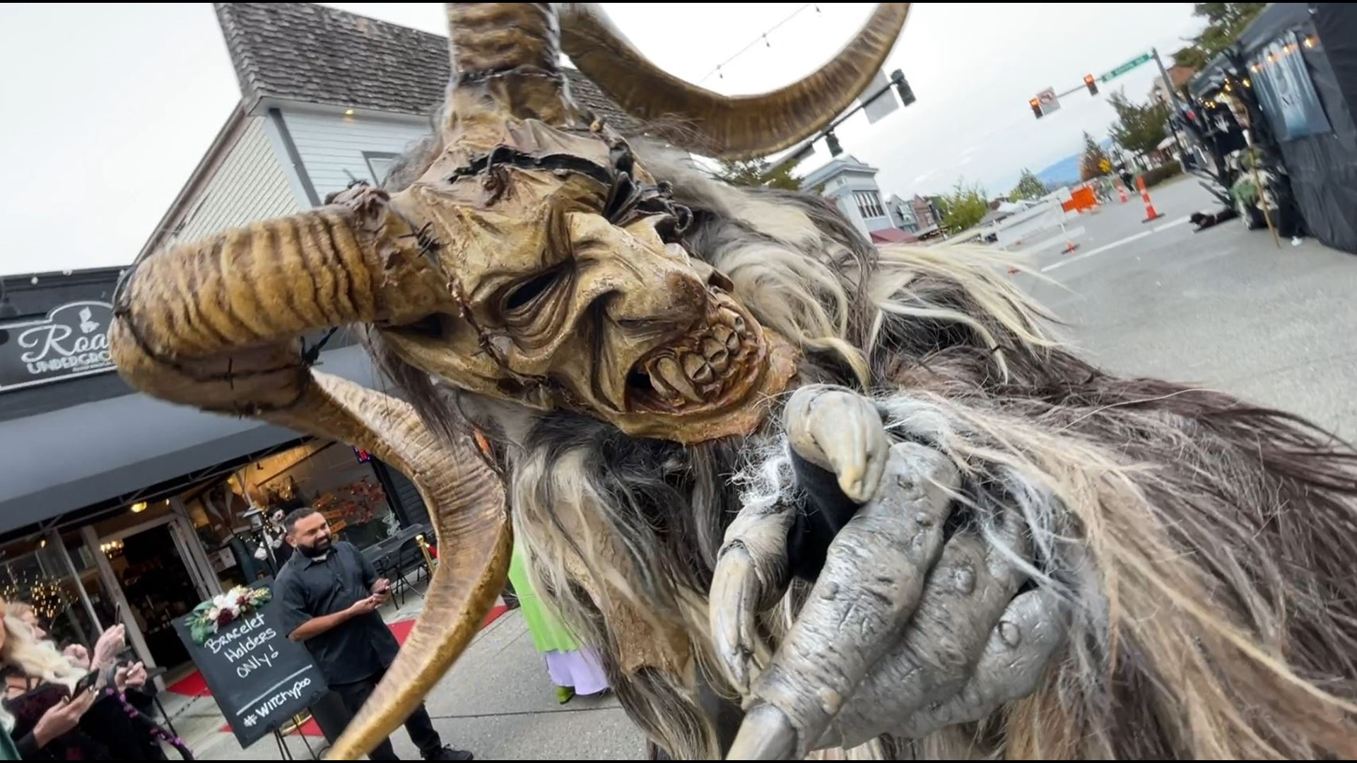 In European folklore Krampus is a character that steals away naughty children during the holidays. He's never been more popular in the Northwest. #k5evening