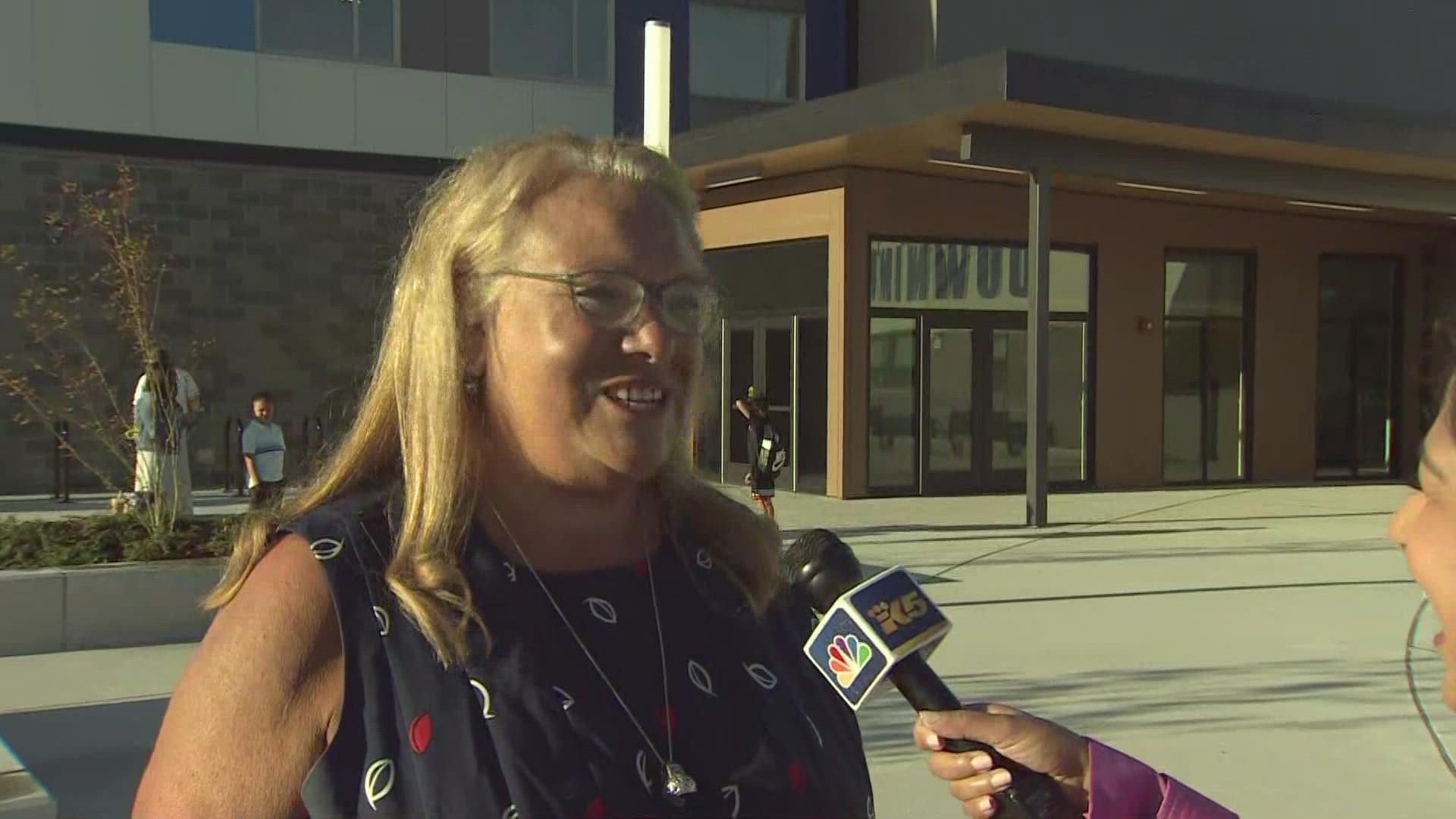 Downing Elementary School Principal Olga Manos shares what's special about the school's new building.