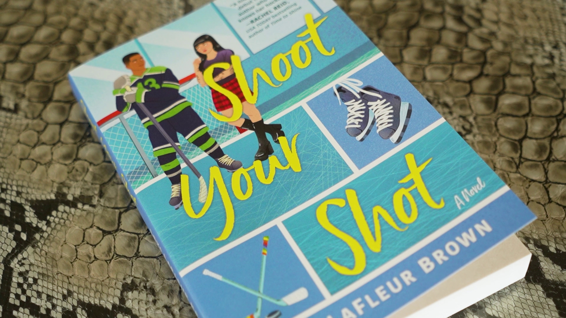 Brown's "Shoot Your Shot" tells the love story of a Seattle NHL player and an aspiring tattoo artist. #k5evening
