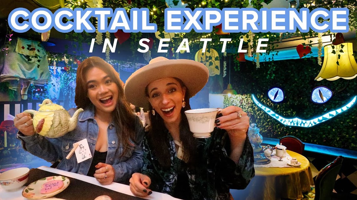 UNIQUE hidden gem in Seattle! The Alice & Wonderland Cocktail