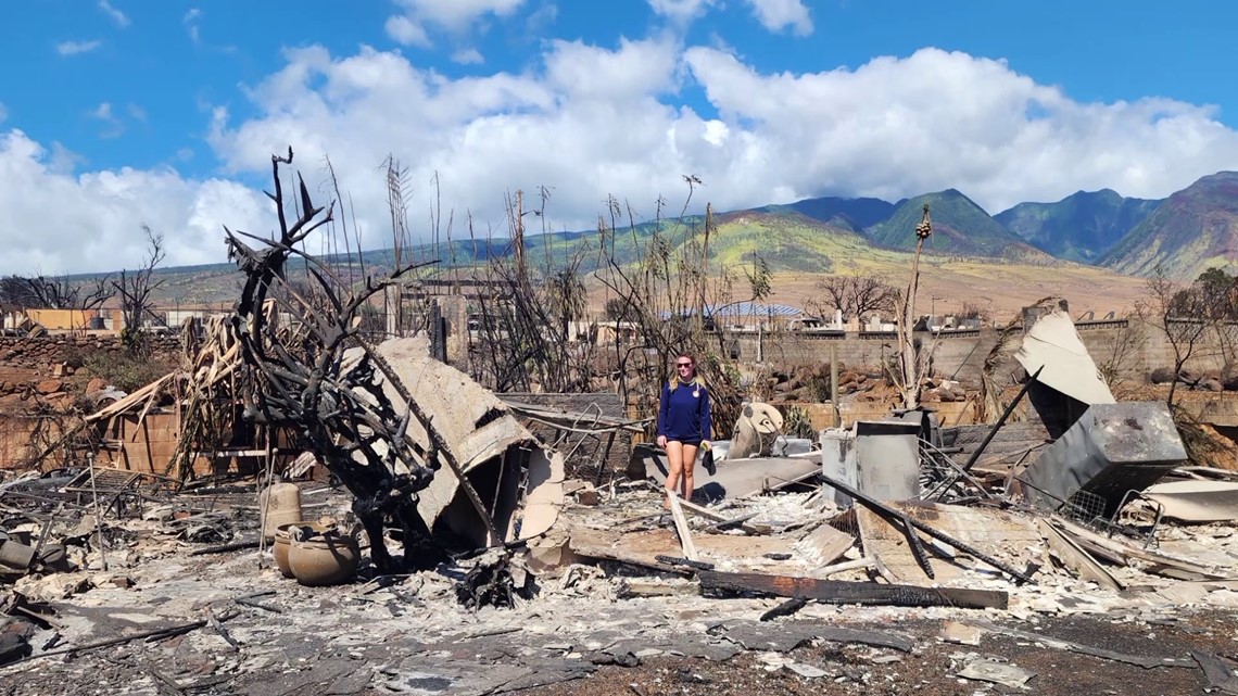 西雅图女子在毛伊岛上生活，成为数千名失去一切的野火受害者之一