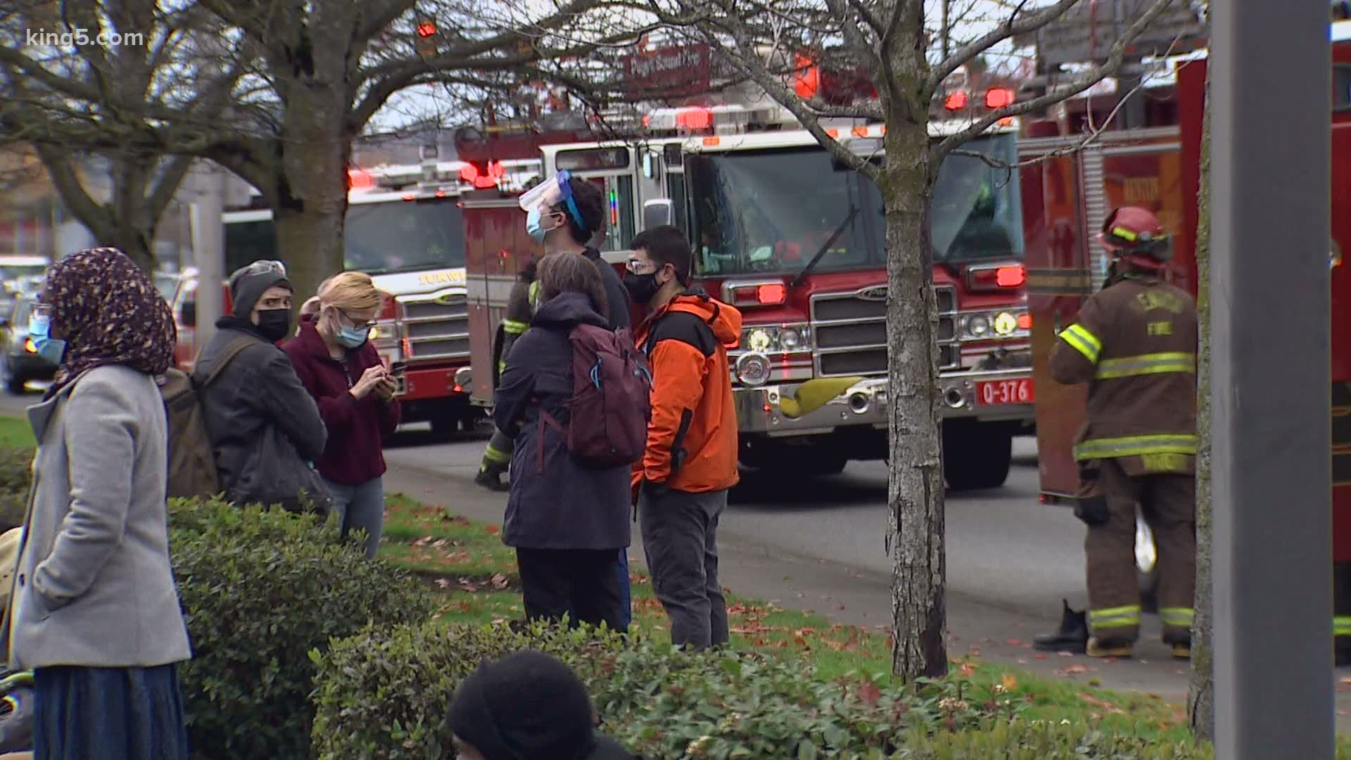 A 46-year-old man staying at a hotel-turned-homeless shelter in Renton was arrested after a hotel room caught fire.