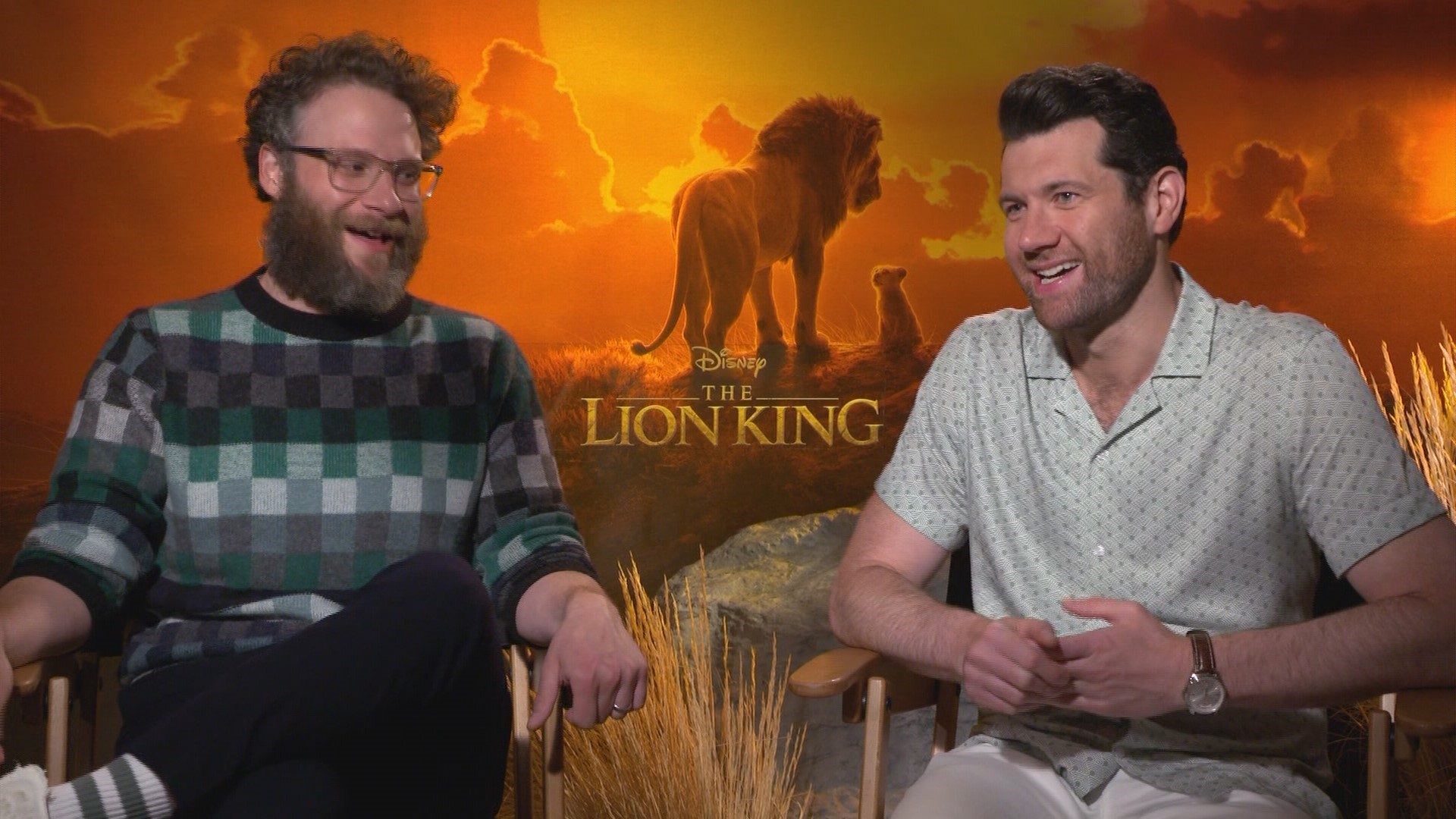 Audiences will fall in love with Timon and Pumbaa all over again thanks to Eichner and Rogen's on-screen chemistry. Travel and accommodations provided by Disney.