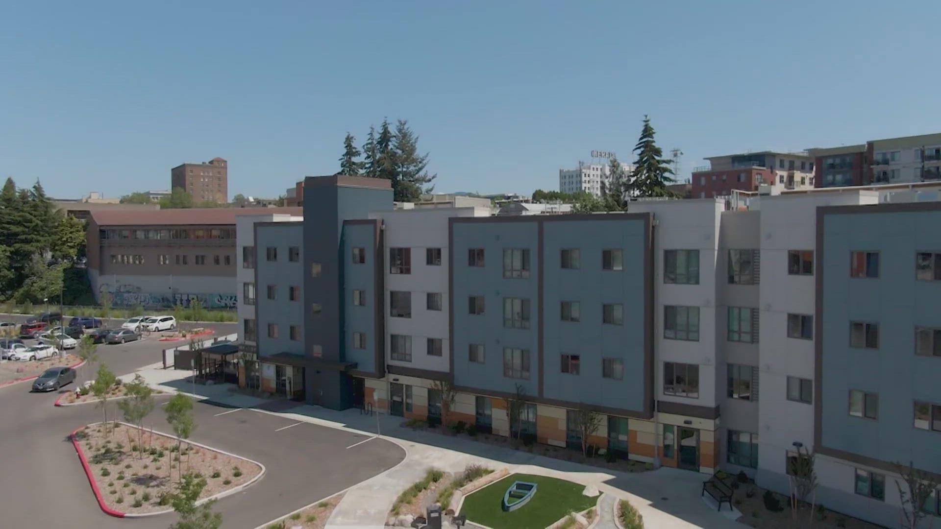 Millworks, on the city's waterfront, provides 83 units of permanent affordable housing.