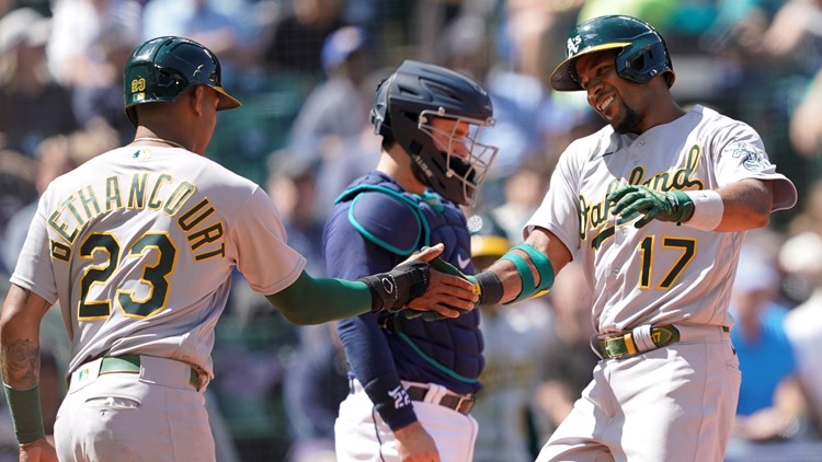 Oakland continues Seattle's slide with 4-2 win over Mariners