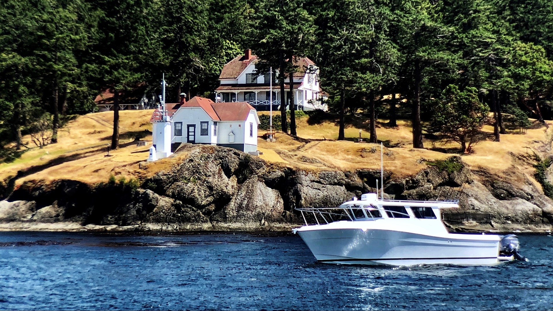 Explore the San Juan Island that has a population of 20 people