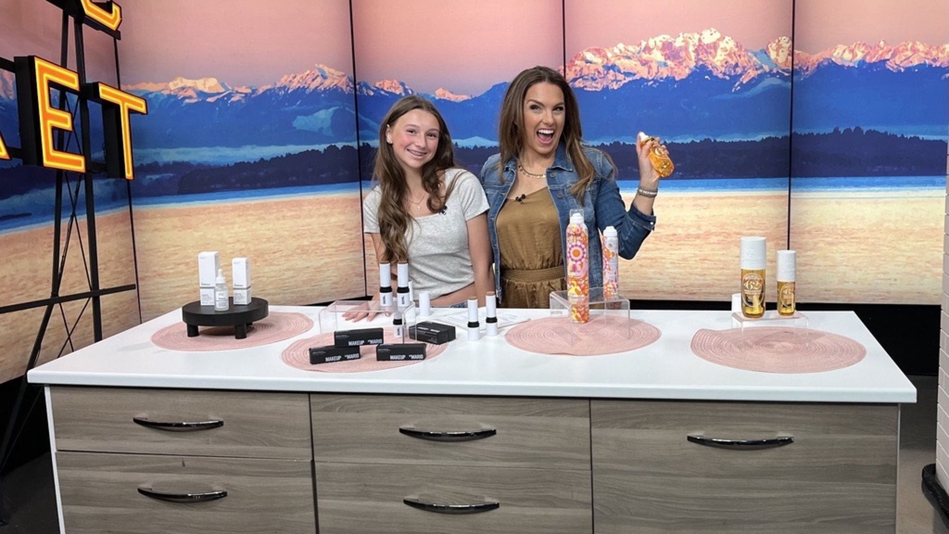 Teen reviewer Abbie Perry is loving these skincare, make up and hair products. #newdaynw