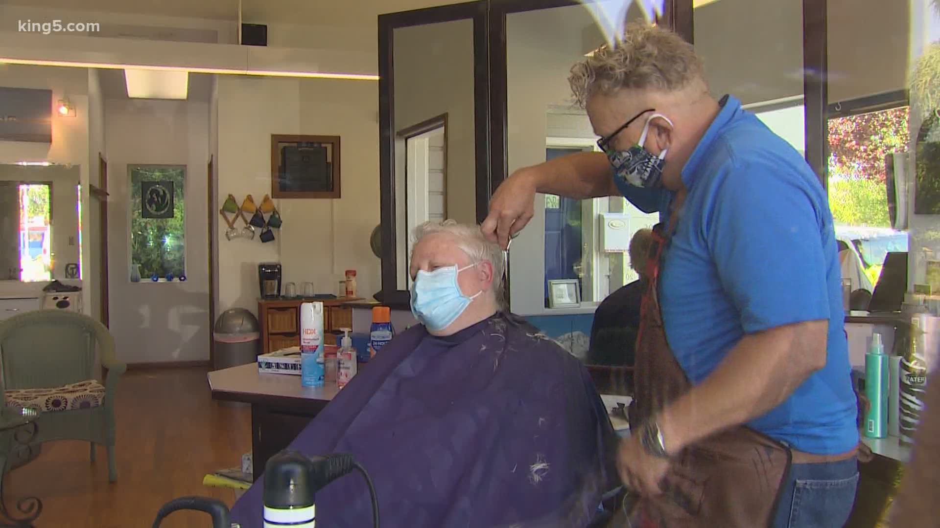 The county that includes the state capital city joins King County in requiring masks for going out. But restaurants and salons are now open, with certain restriction