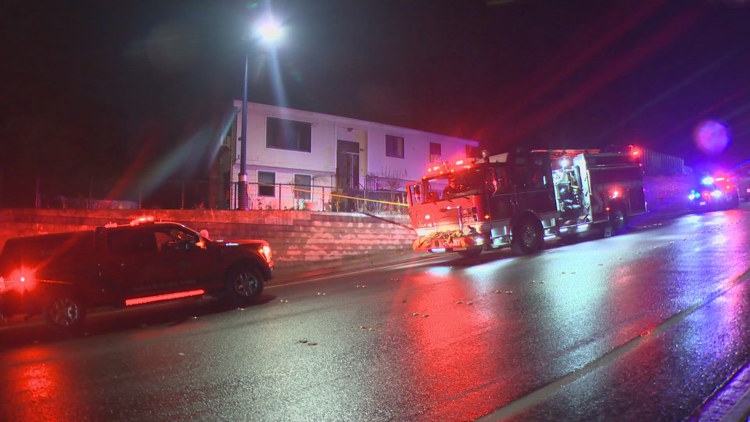 A person was found dead inside a burning house on 216th St. S in Des Moines. Investigators are still trying to determine what started the fire and caused the death. 