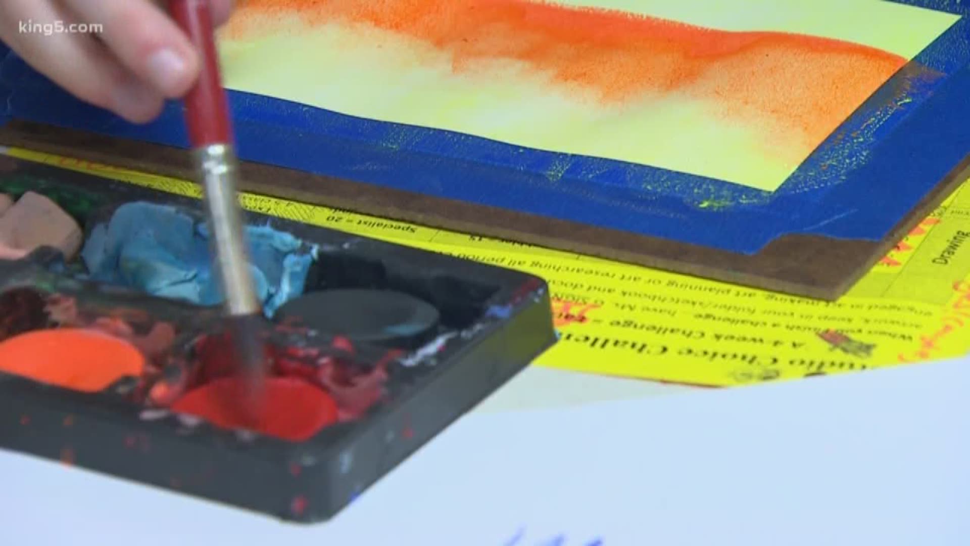Making school fun and getting kids to think creatively are two of the toughest tasks for any teacher. But one Everett art teacher is excelling at both. She is receiving an award for work in the classroom that is helping kids long after they leave it. KING 5's Eric Wilkinson reports.