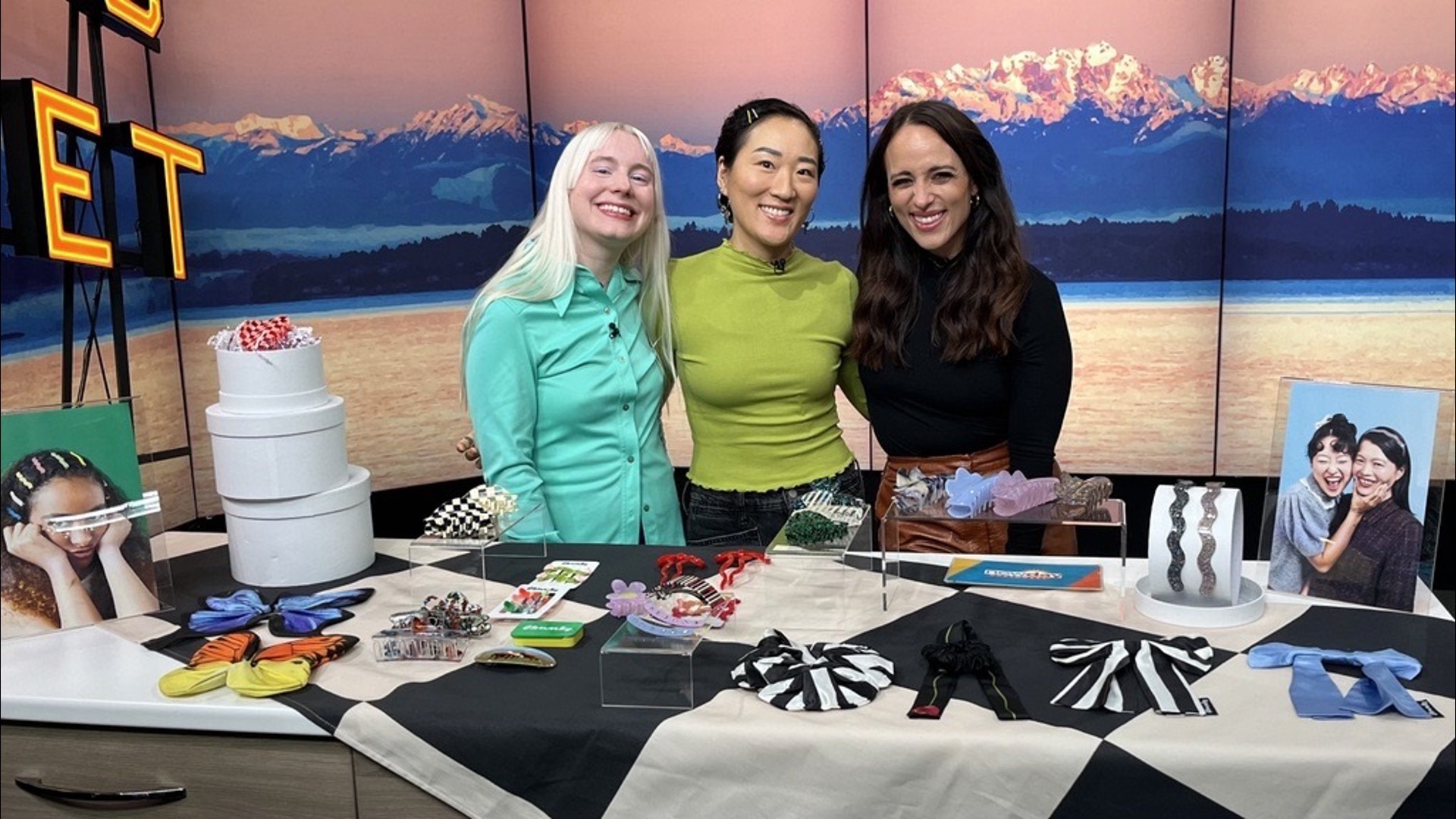 Chunks Founder and Designer Tiffany Ju shows off some of their adorable products with Chunks Product Designer Shannon Hobbs. #newdaynw