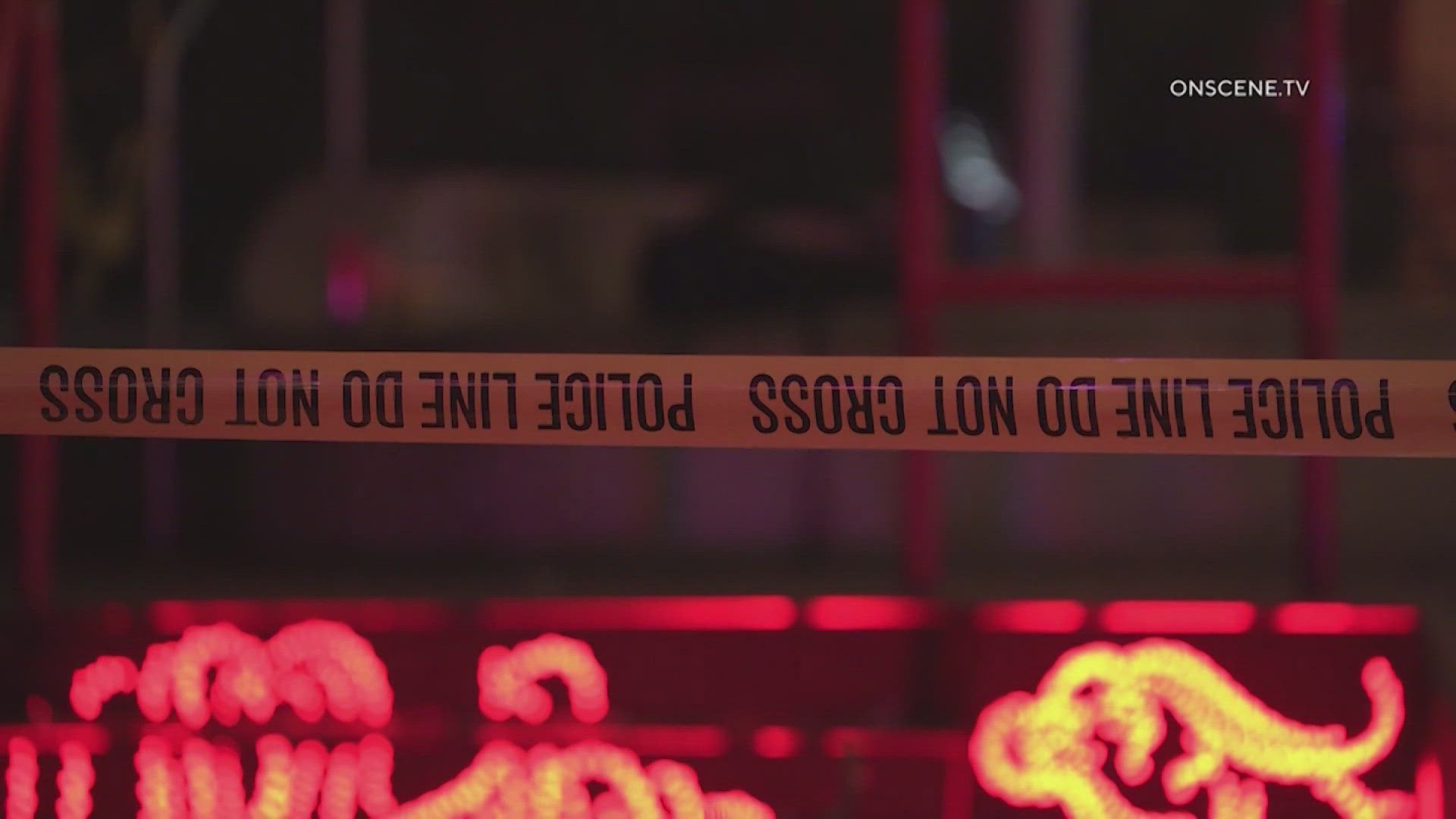 One man was stabbed in the neck and is in critical condition. 