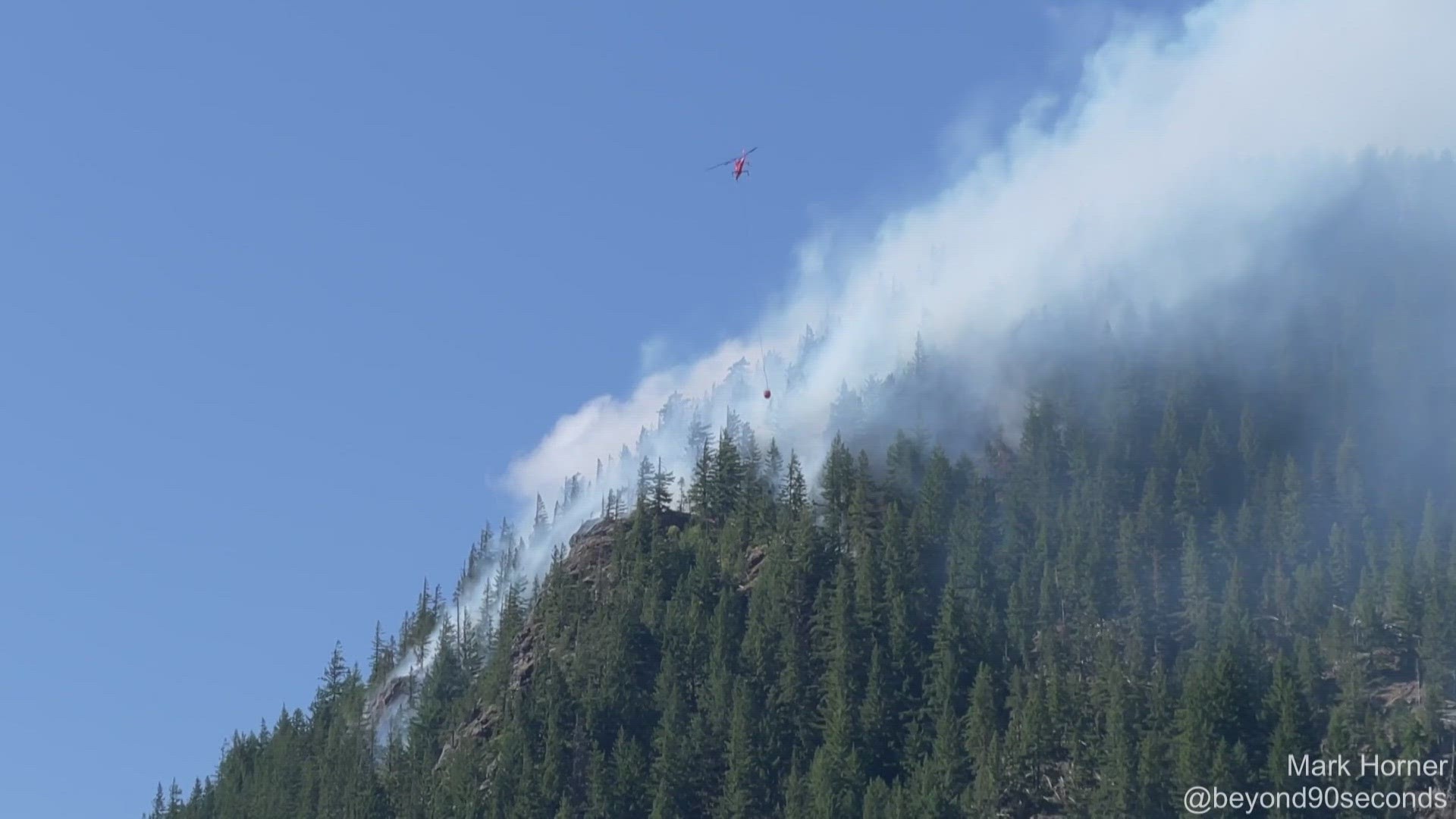The fire began in the North Cascades Park in late July.