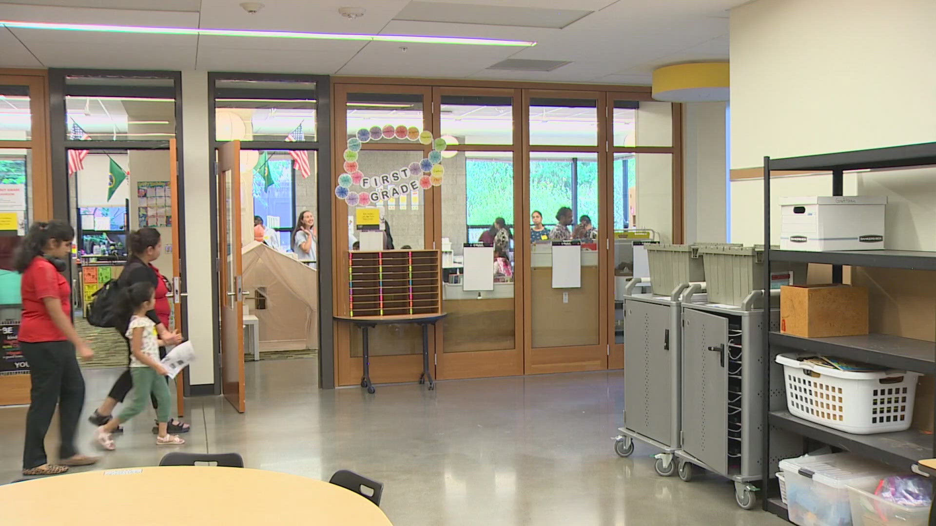 Washington's second-largest school district goes back to class today
