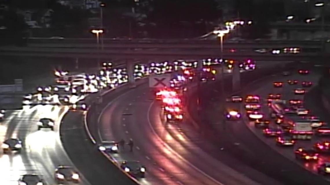 Two 19-year-olds taken to Harborview after crash that shut