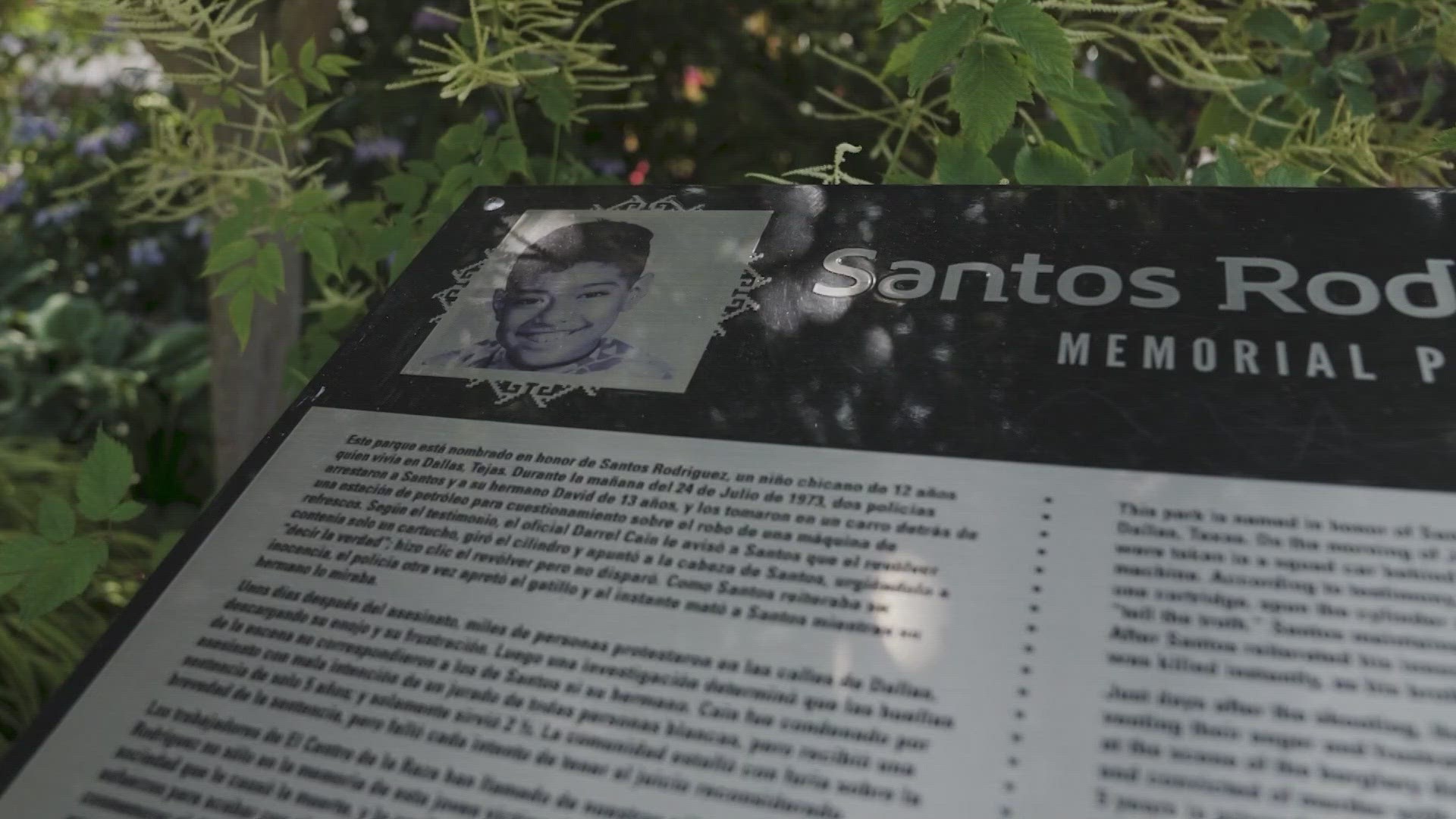 In July of 1973, Santos Rodriguez was killed by a police officer in Dallas, Texas. The 12-year-old boy was shot while handcuffed in the back of a squad car.