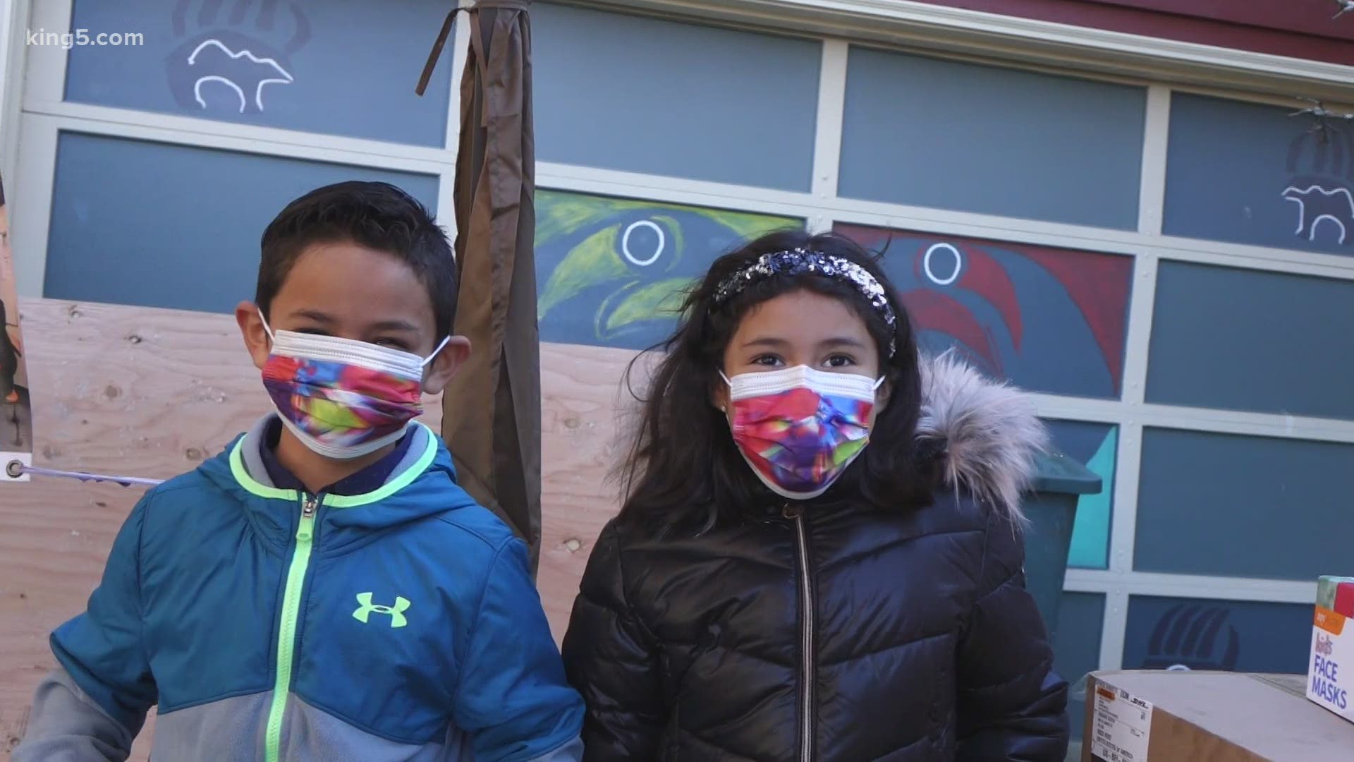 The masks are being distributed this week in Washington state and several organizations have teamed up to provide them for free.