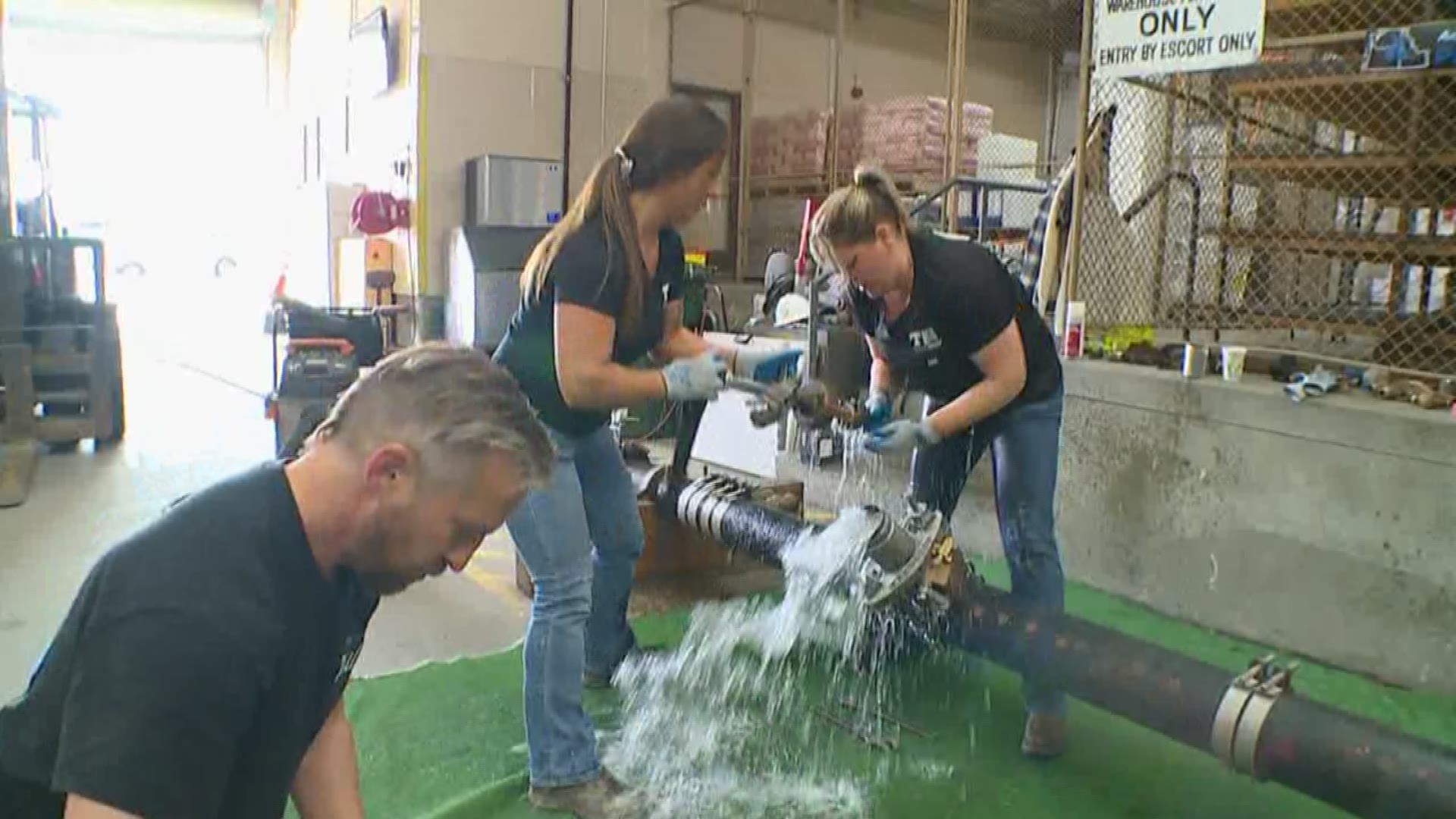 We don't think much of it when we turn on the tap and water gushes out. But the process that gets water to your faucet is actually a fierce competition, requiring strength, speed and accuracy. KING 5's Ted Land reports.