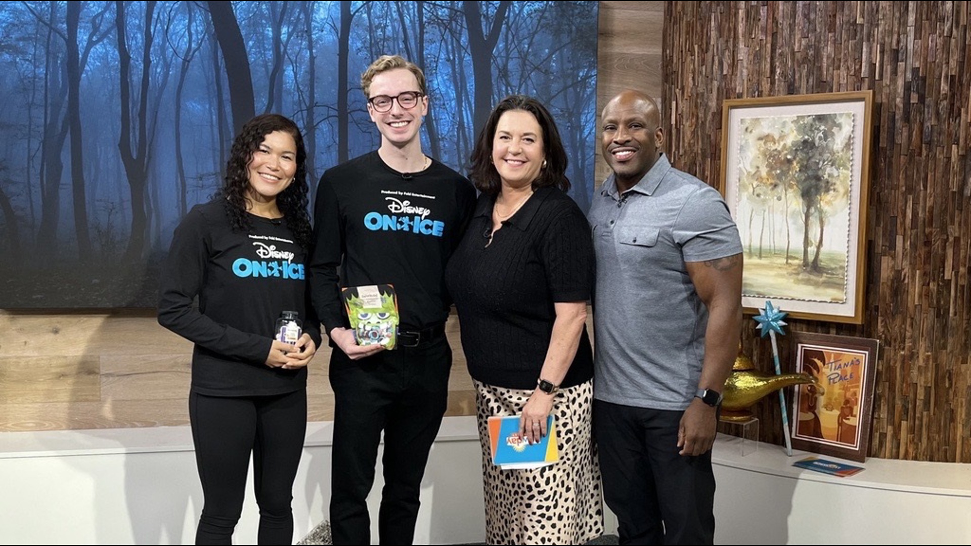 Cast members Mimi Chaffin and Ethan Rutherford show off their Disney knowledge in a game of Don't Turn Back: Disney Villains Edition. #newdaynw