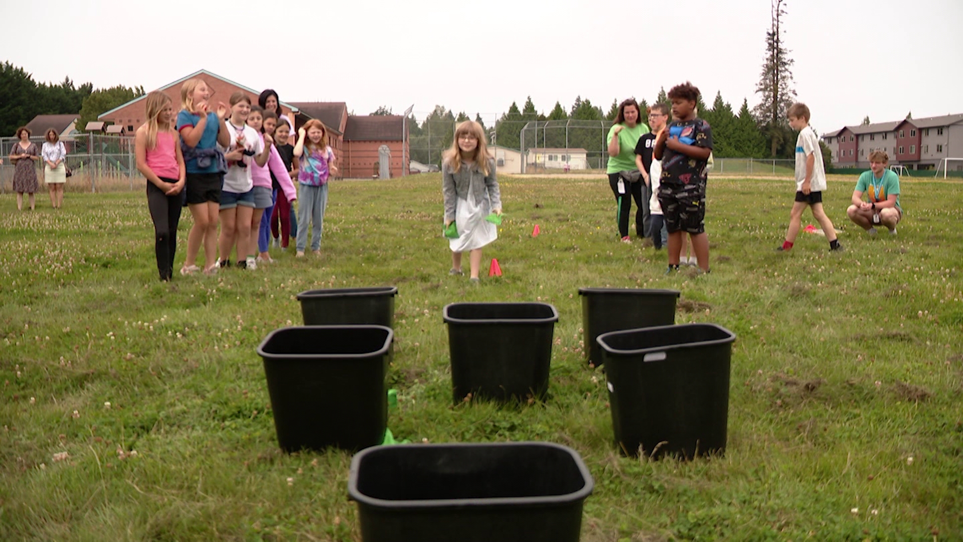 About 70 Ukrainian children are taking part in the camp.