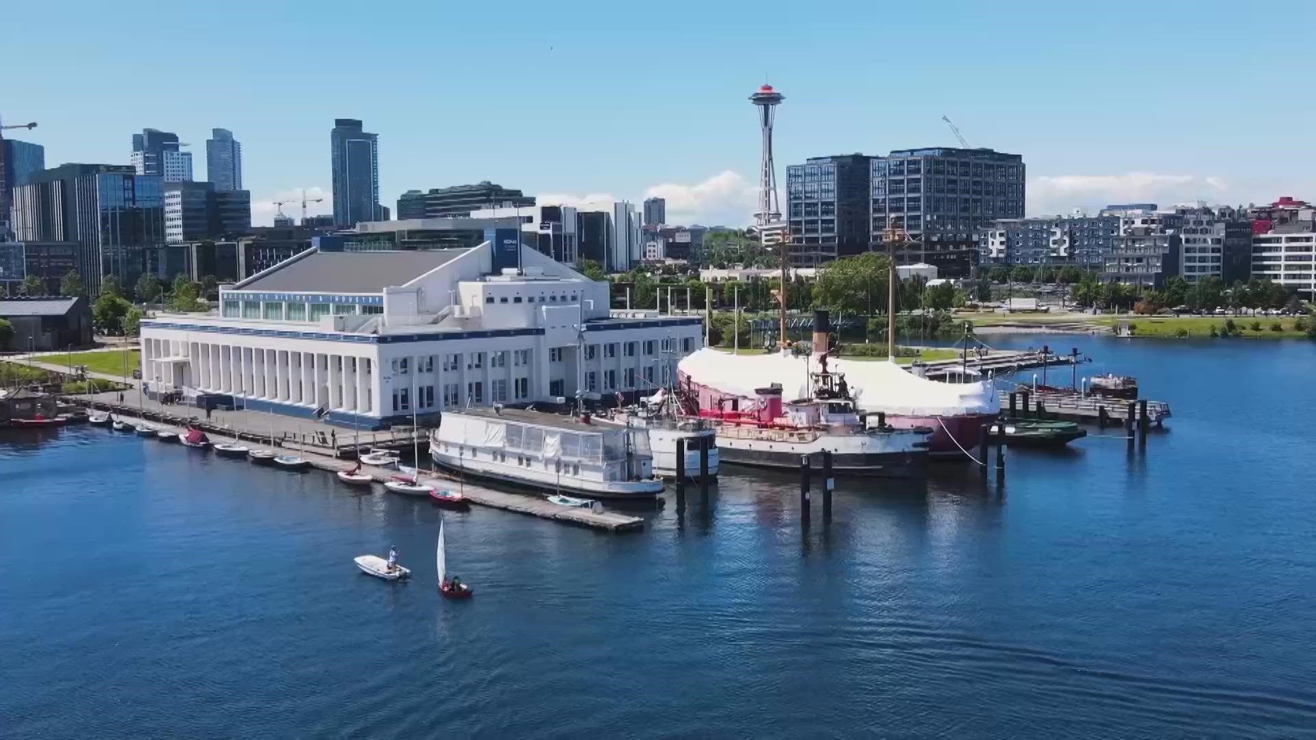 Take a look at Lake Union of one of the first days of summer.