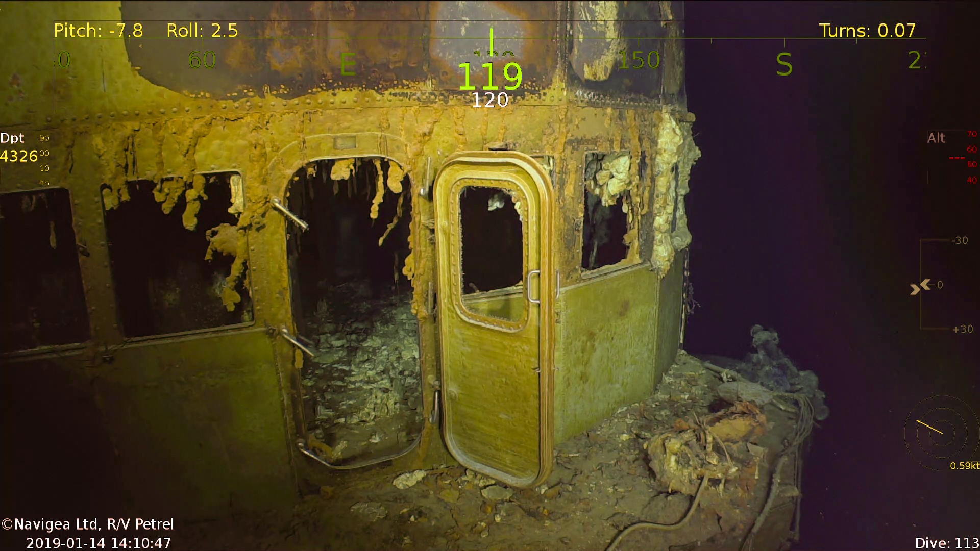 Paul Allen’s sea exploration venture found a WWII aircraft carrier, the USS Wasp, in January. The carrier sunk in the Coral Sea on September 15, 1941.