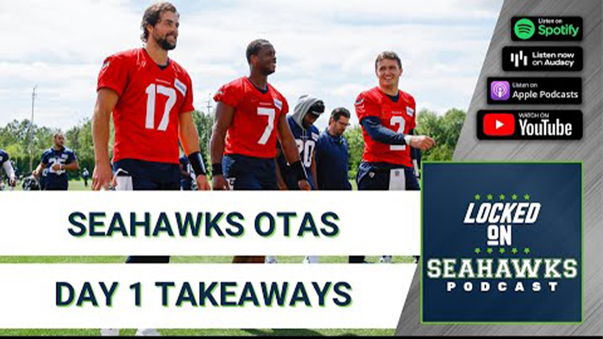 Moving into the third and final phase of their offseason program, the Seahawks returned to the field on Monday for the first of 10 organized team activity practices.