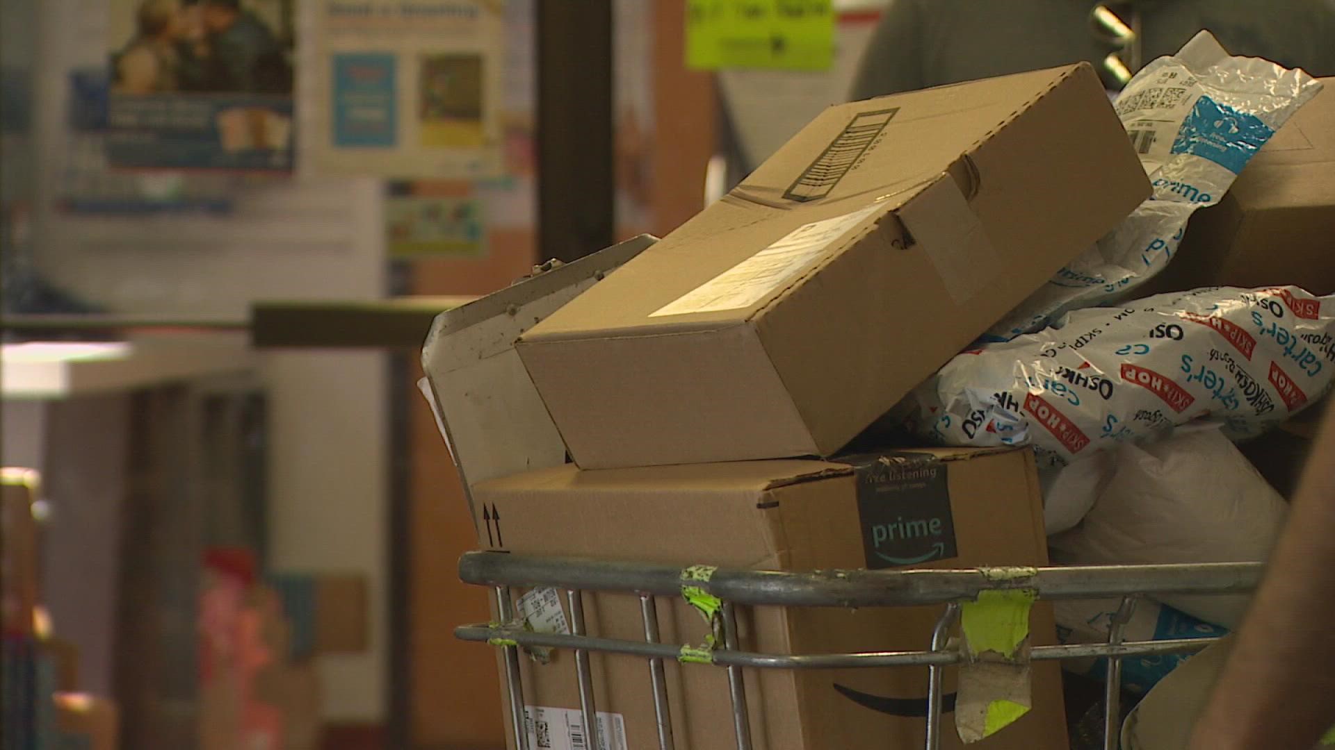 The service delays could mean no ballots for Tuesday's primary election.