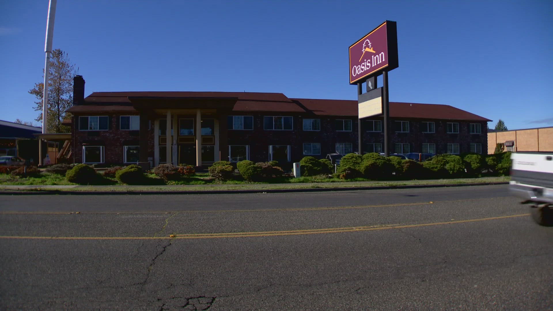 The Oasis Inn near the Tacoma Mall was acquired by the Low Income Housing Institute at the end of October. Around 20 people are already living there. 