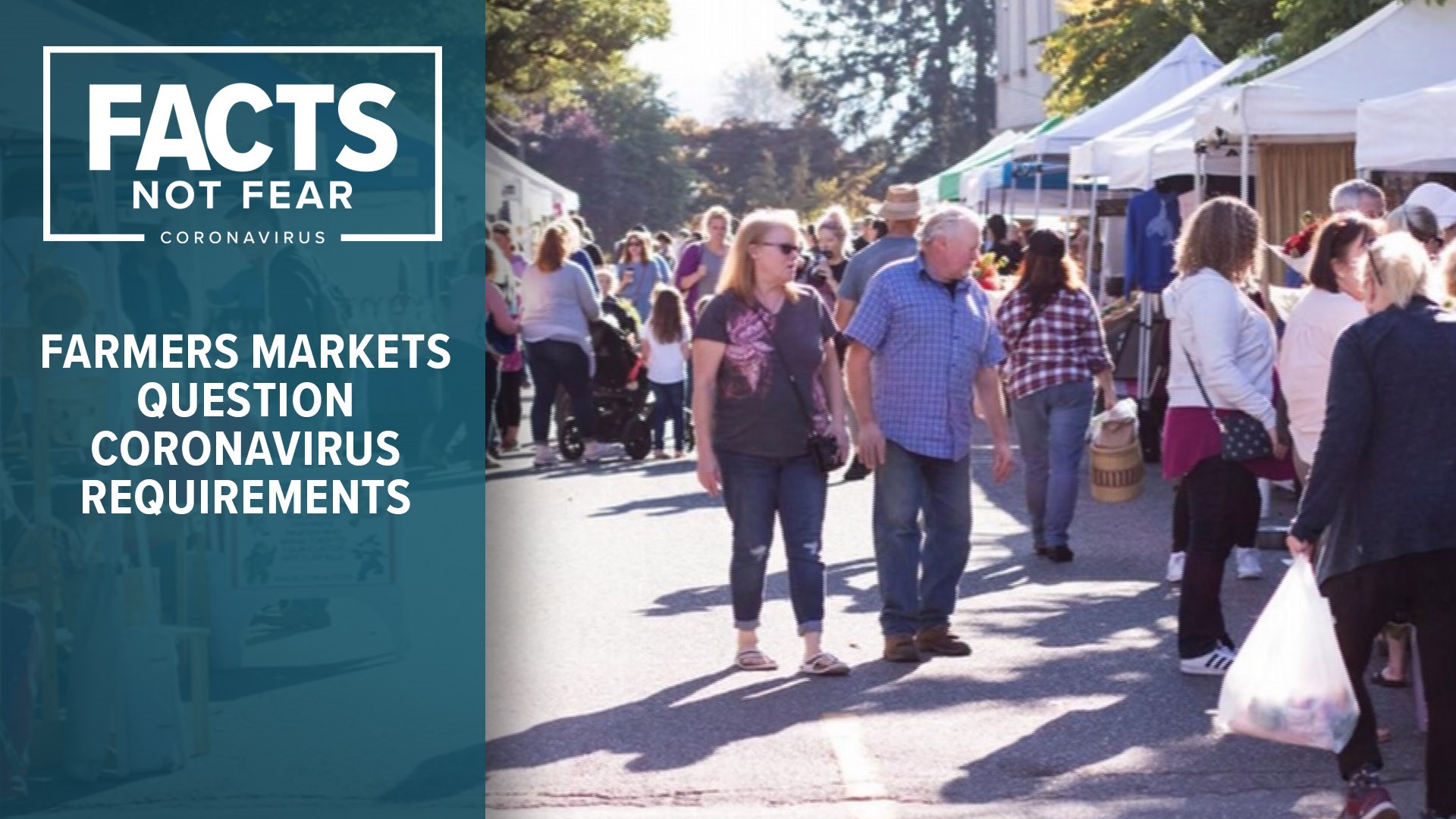 Farmers markets are considered essential businesses like grocery stores, but they remain closed.