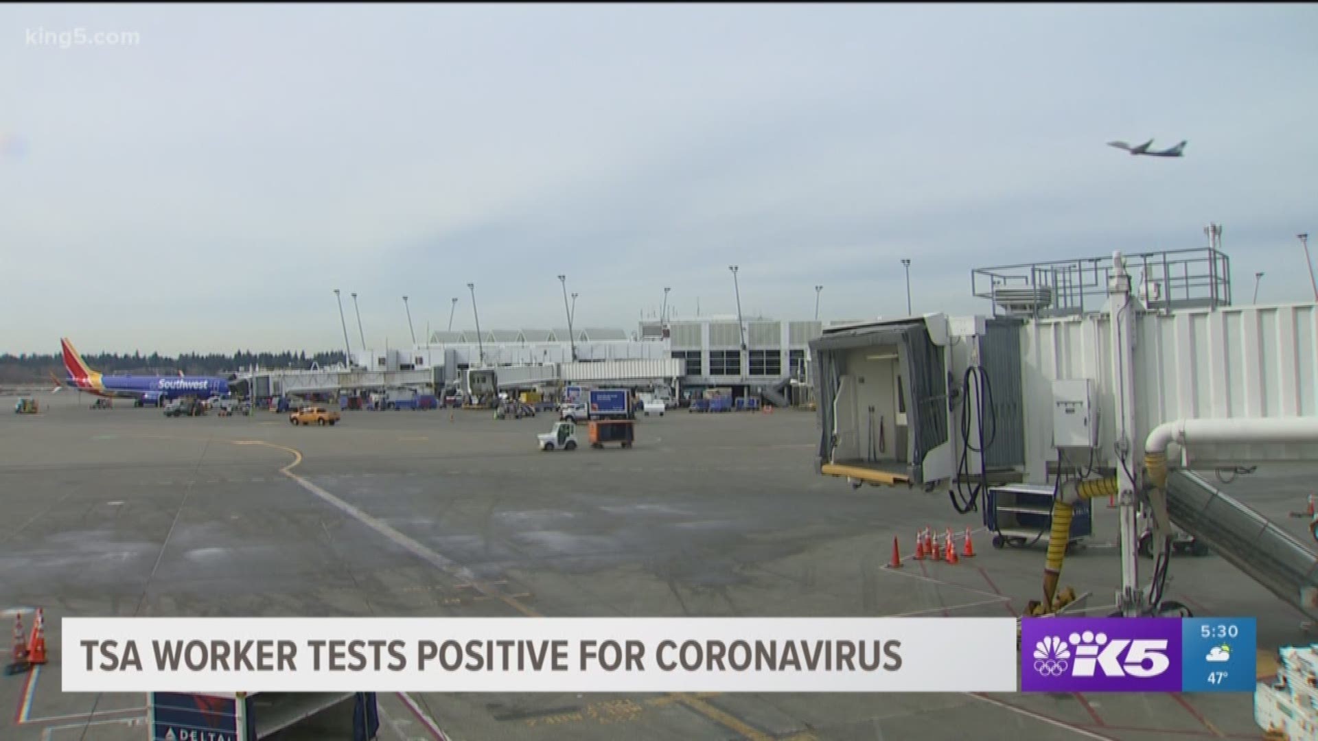 A TSA worker at Sea-Tac airport has tested positive for coronavirus.