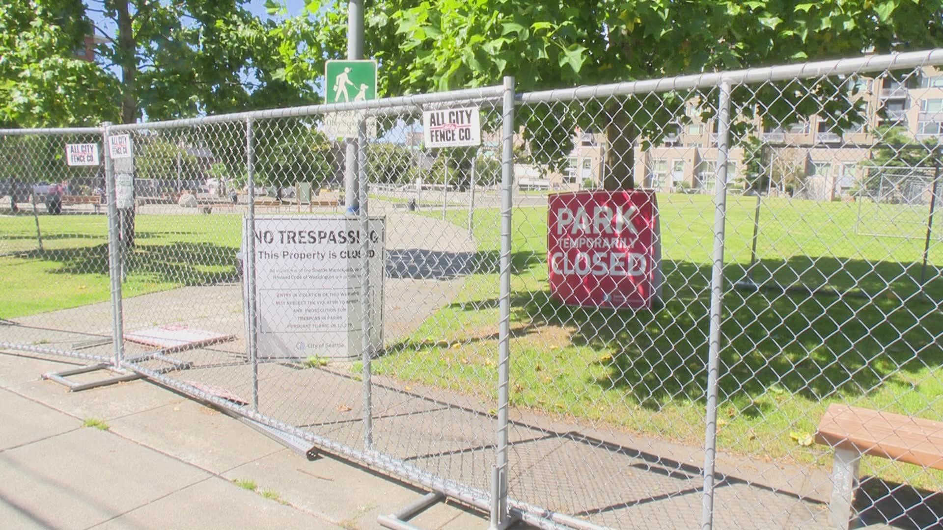It has been about 8 months since the City of Seattle closed a popular park after clearing out a homeless encampment.