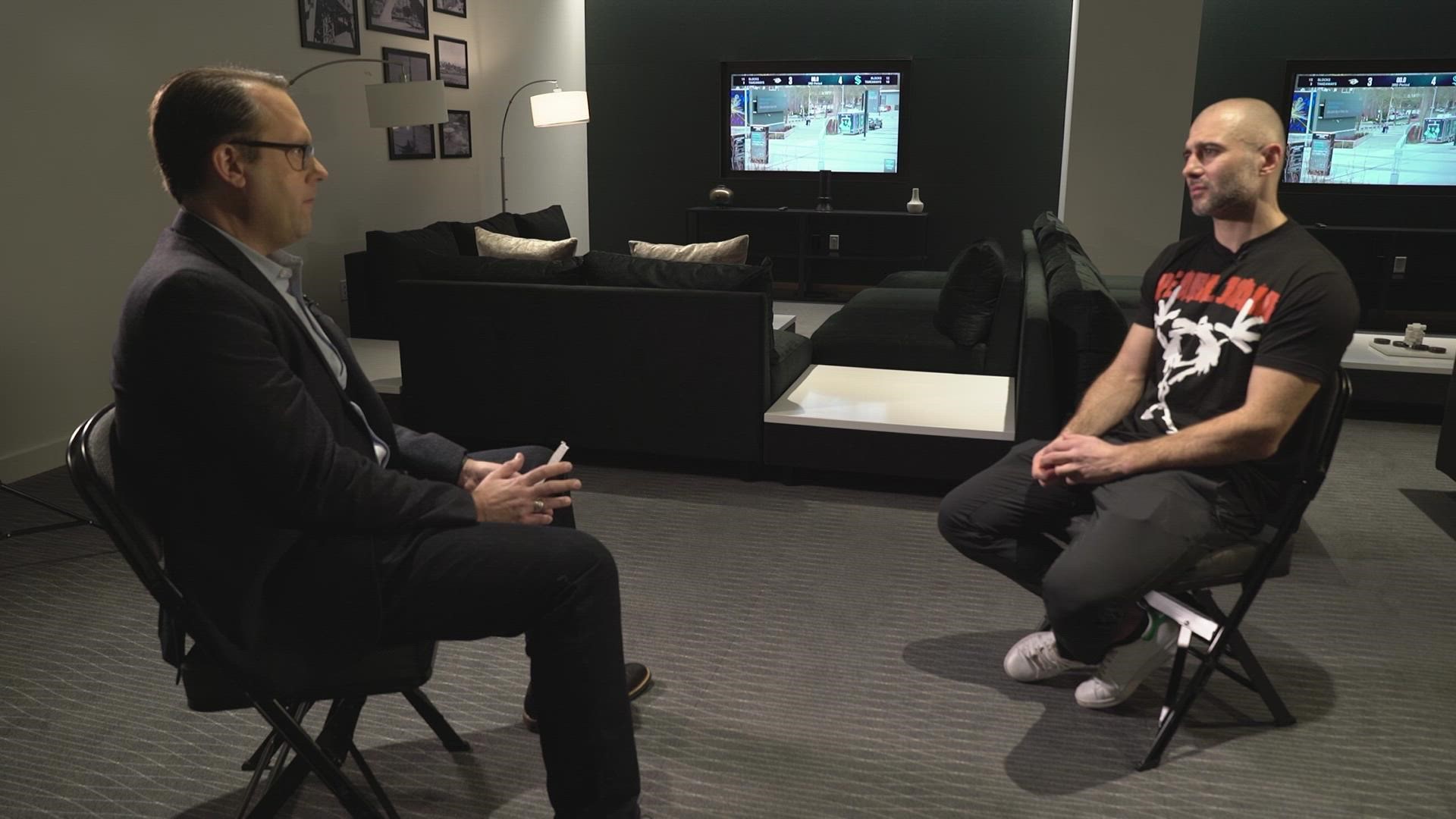 Seattle Kraken defenseman Mark Giordano sits down with KING 5's Chris Daniels to discuss his future with the franchise.