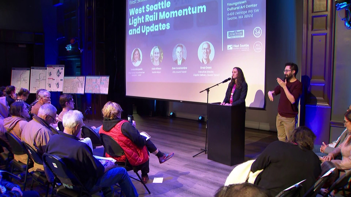 Sound Transit could break ground in 2026 on West Seattle light rail extension, mayor says