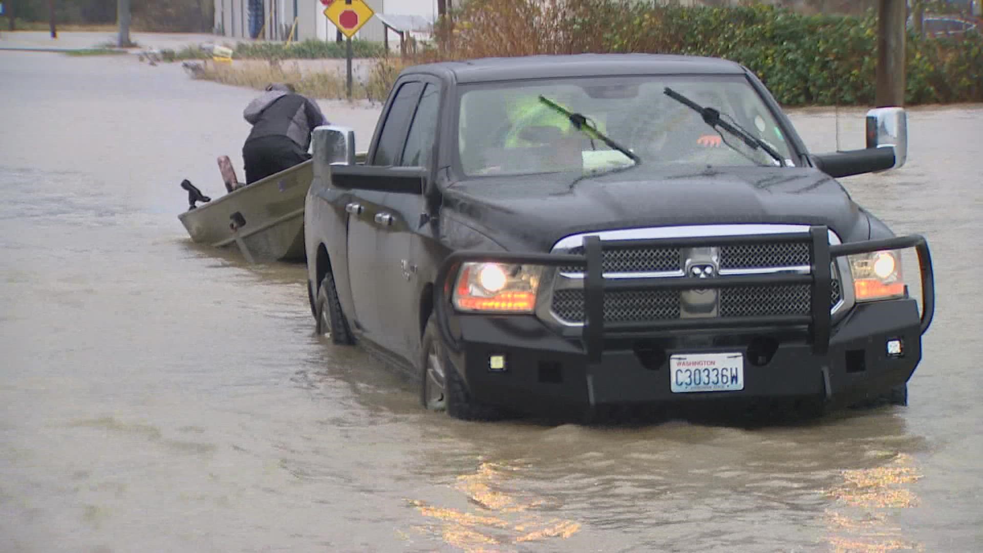 More than 50 families are still unable to return to their homes 11 months after last year's historic floods.