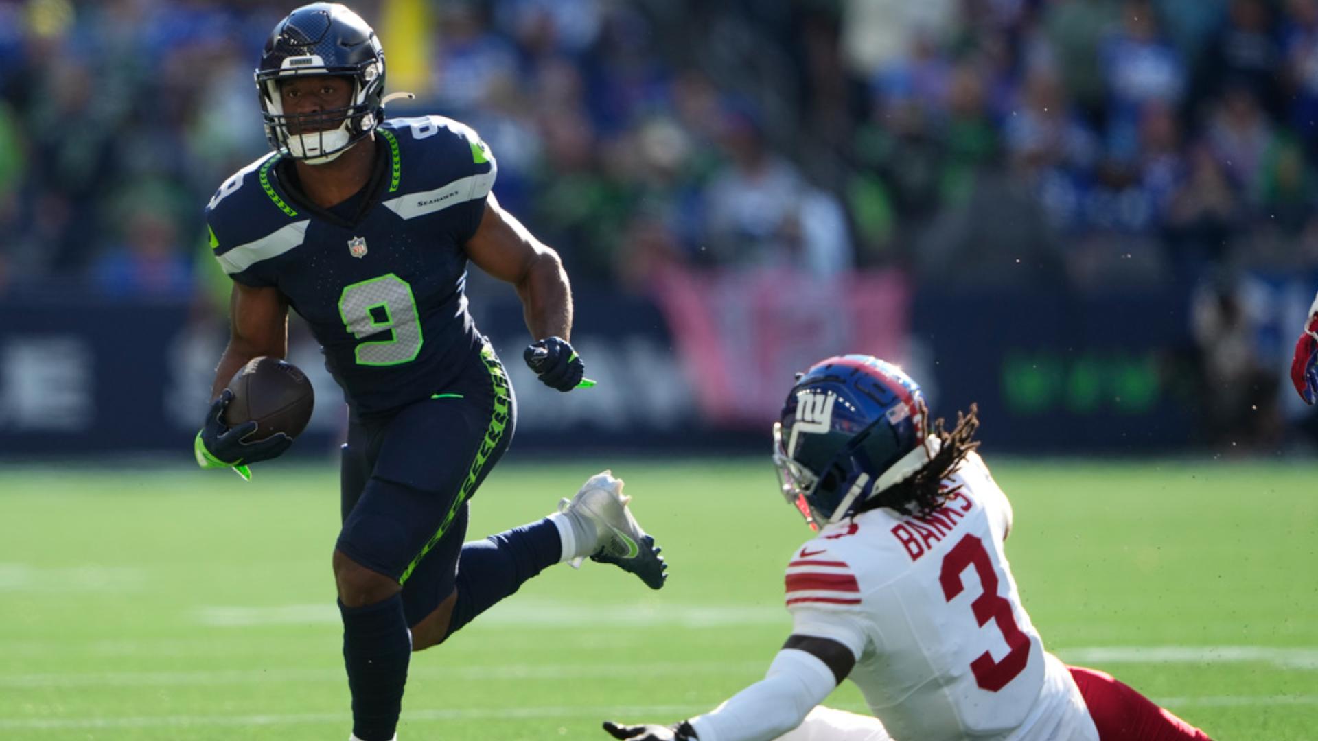 The Seahawks ran just seven times for 30 yards (excluding Geno Smith scrambles) in the loss.