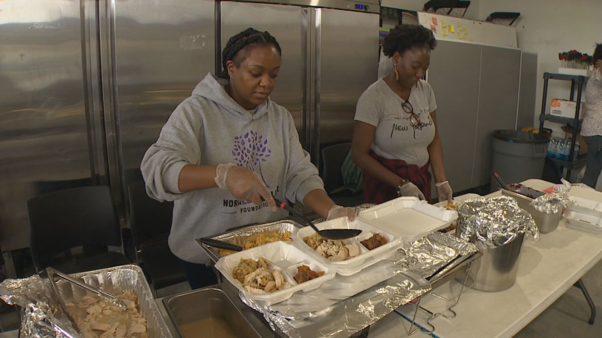 The Nora Lee Walker Foundation hosts a Thanksgiving meal for the homeless in Tacoma, honoring Nora Lee Walker's legacy of generosity.