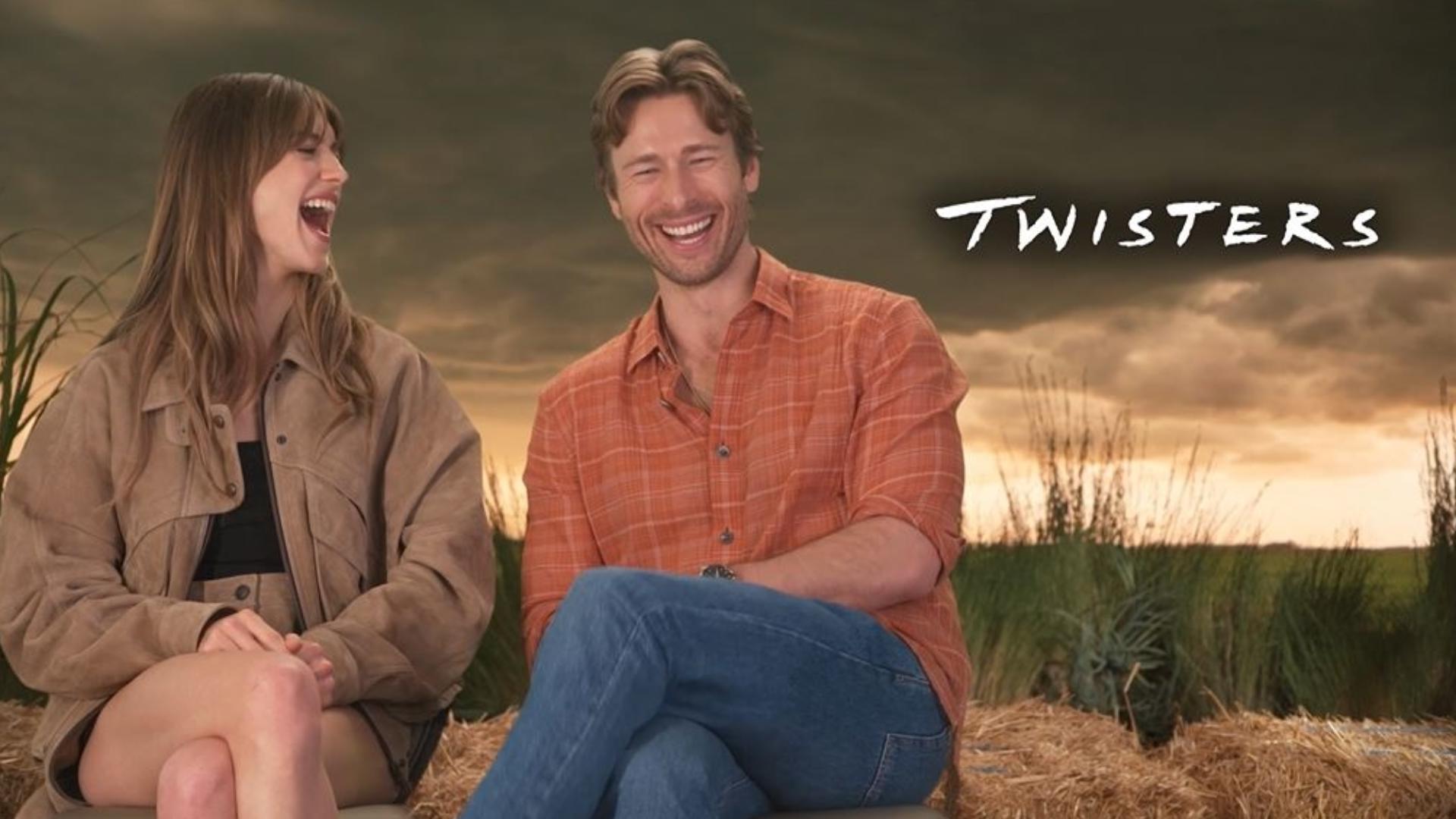 Glen Powell and Daisy Edgar-Jones play the next generation of storm chasers in the new action film. #k5evening