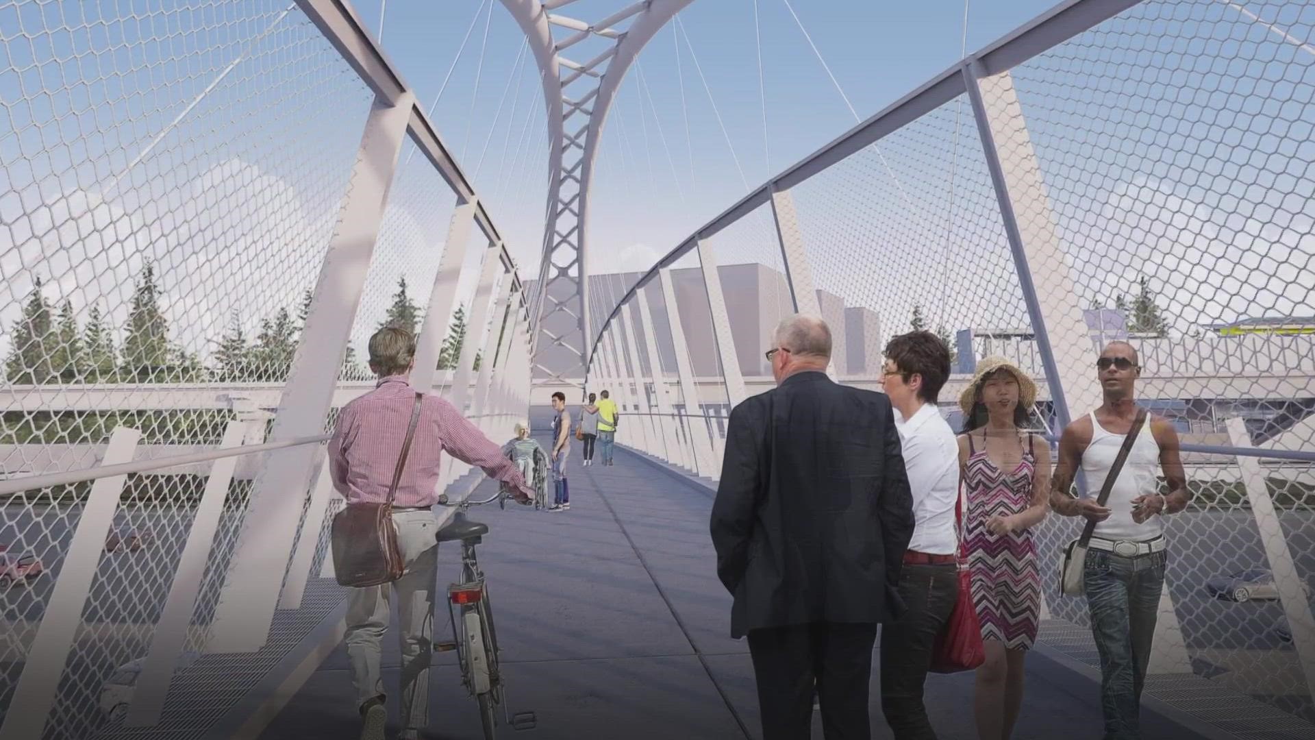 The North 148th Street Non-Motorized Bridge will go over I-5 and pass under the light rail line to connect thousands of households to the regional transit system