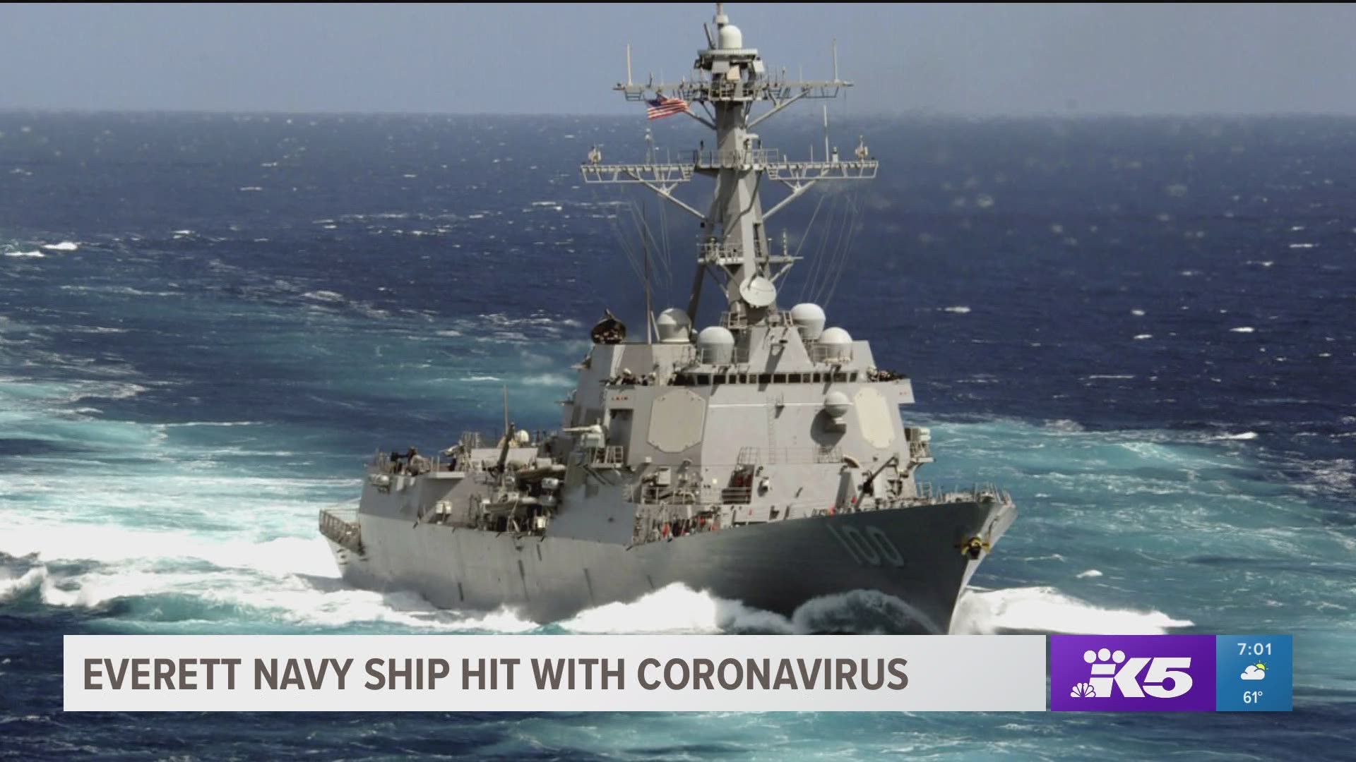 The crew was on a mission in Central America when the outbreak hit. On Friday, 18 crewmembers tested positive for coronavirus. On Monday, that number rose to 47