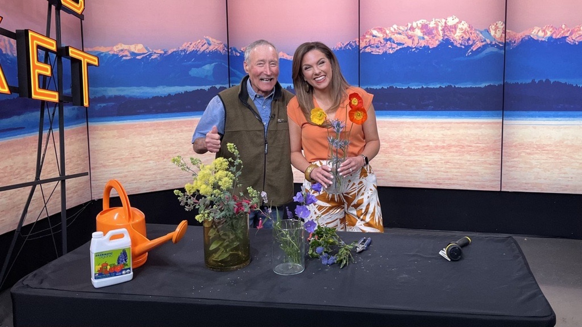 Ciscoe Morris says a border or bed of pollinating plants works well for attracting pollinators. #newdaynw