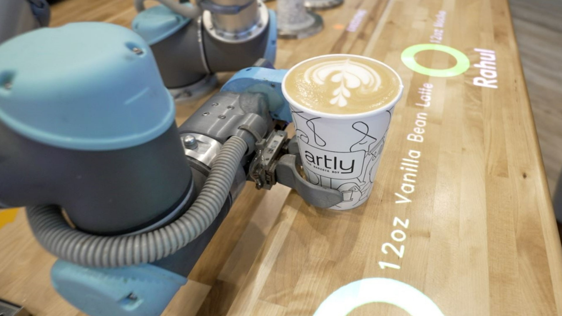 Artly Coffee blends classic espresso drinks with artificial intelligence to create a unique coffee bar experience. #k5evening