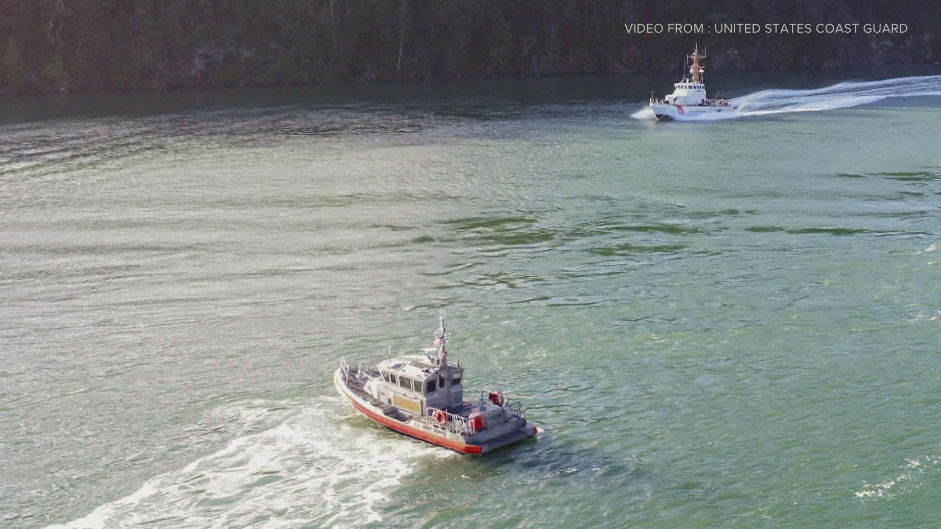 More than a dozen people were rescued after falling in the water during the Deception Pass Challenge.